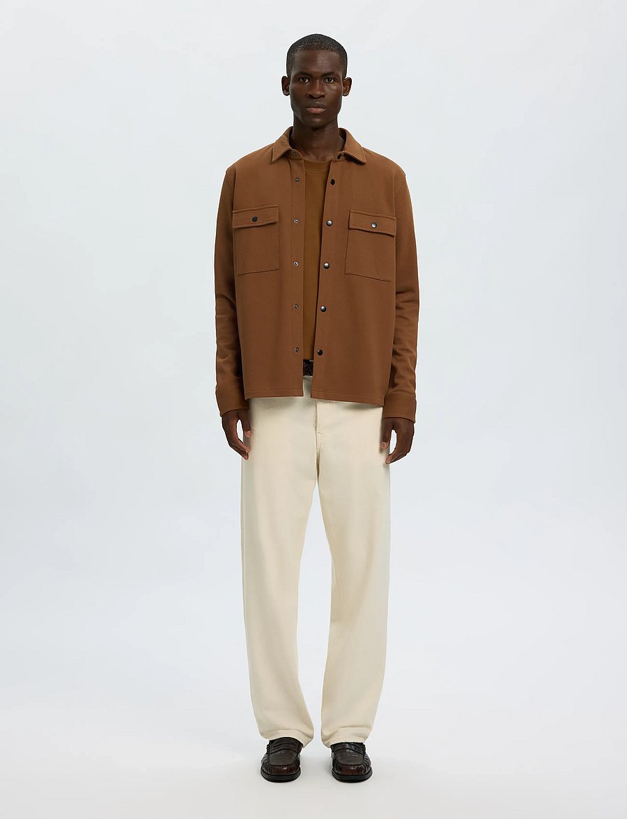 Selected - SLMJACKIE SWEAT JACKET NOOS - herbstjacken - toffee - 3