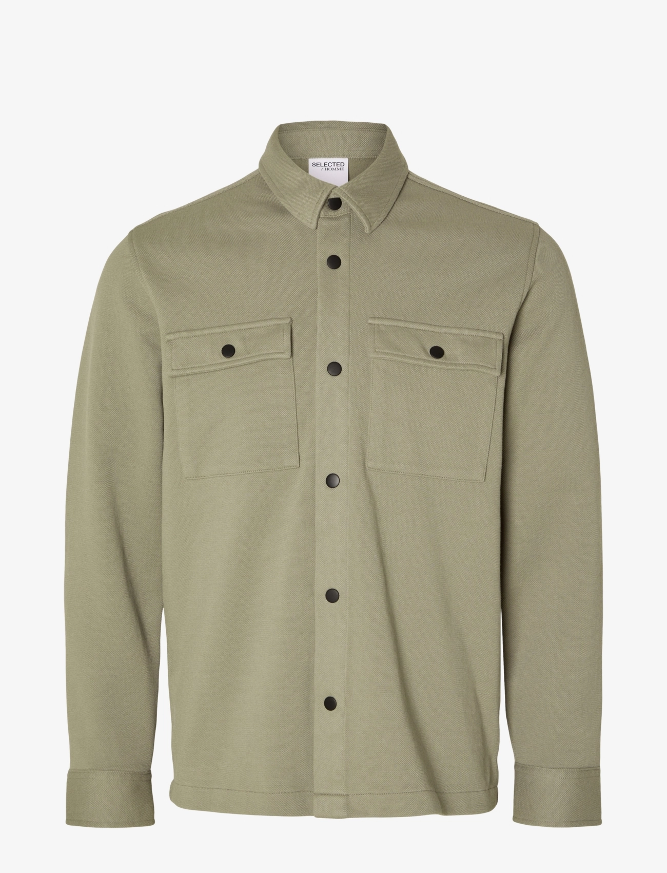 Selected - SLMJACKIE SWEAT JACKET NOOS - forårsjakker - vetiver - 1