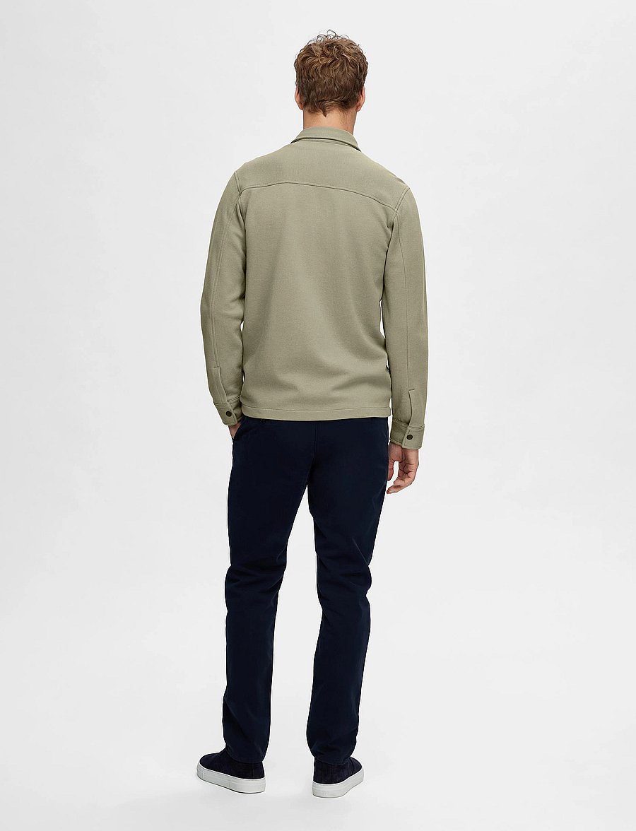 Selected - SLMJACKIE SWEAT JACKET NOOS - frühlingsjacken - vetiver - 2