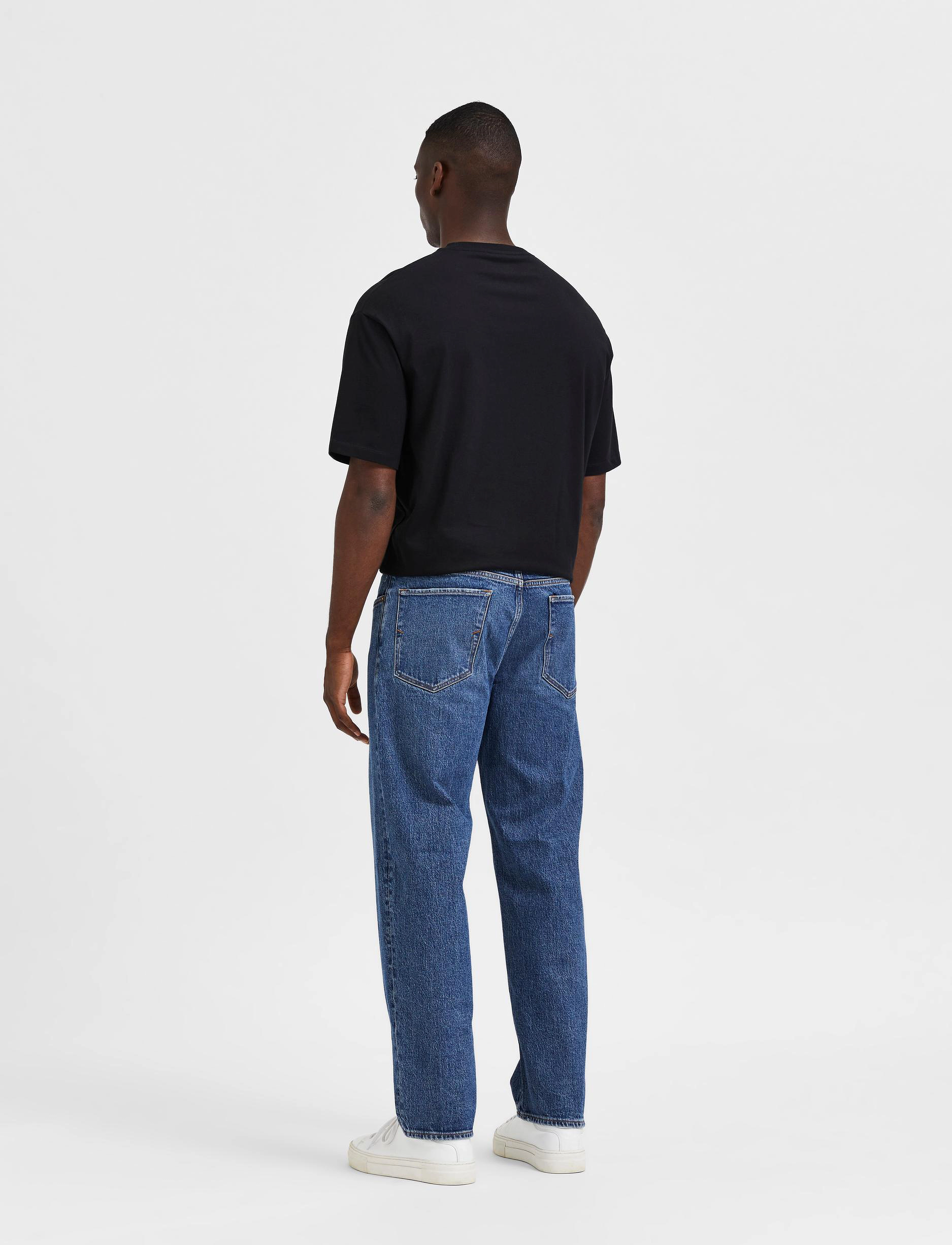 Selected - SLHLOOSE-KOBE 24303 MB WASHED JNS W - medium blue denim - 3