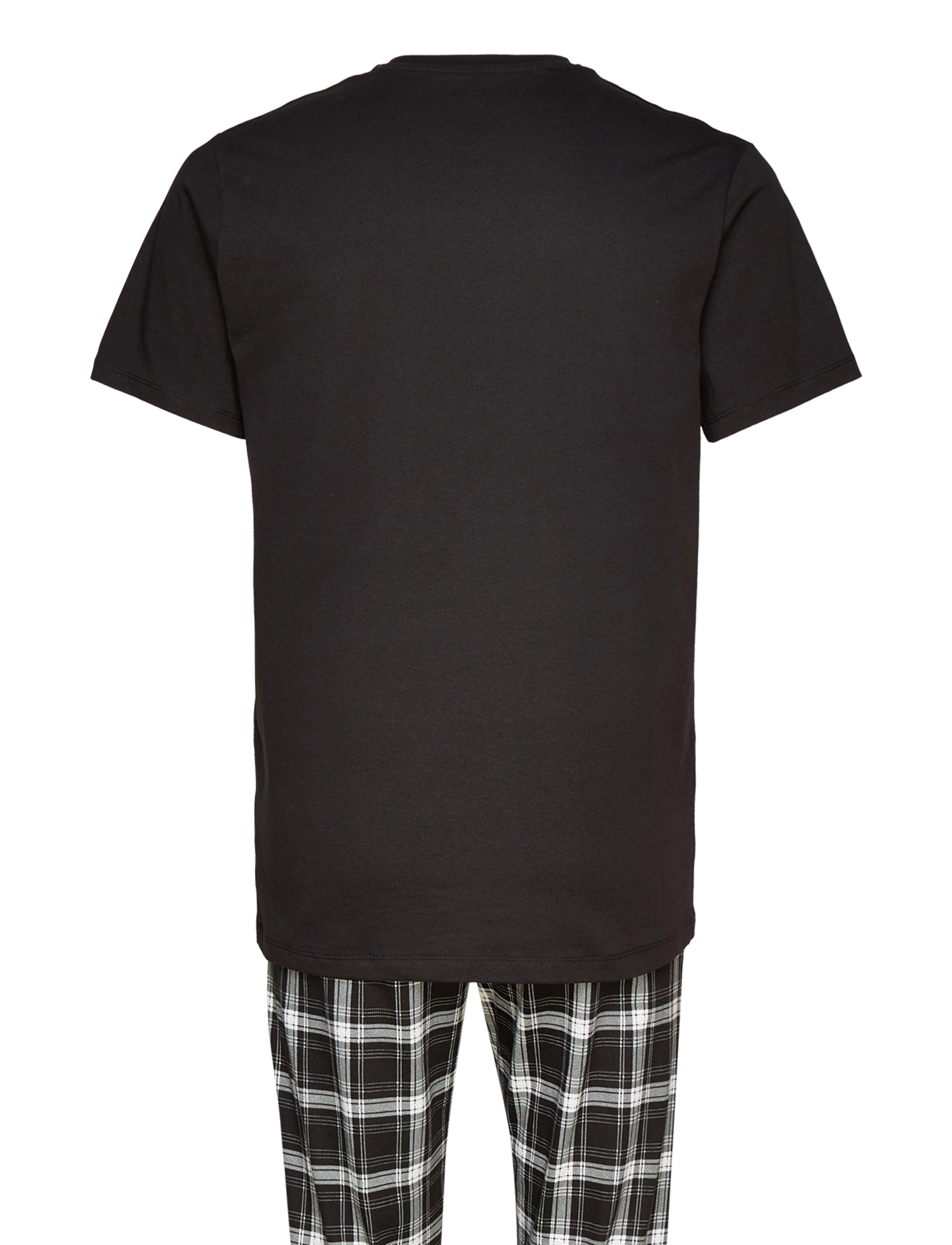 Selected - SLHREGMONUS SS LOUNGE SET EXP - pyjamasset - black - 1