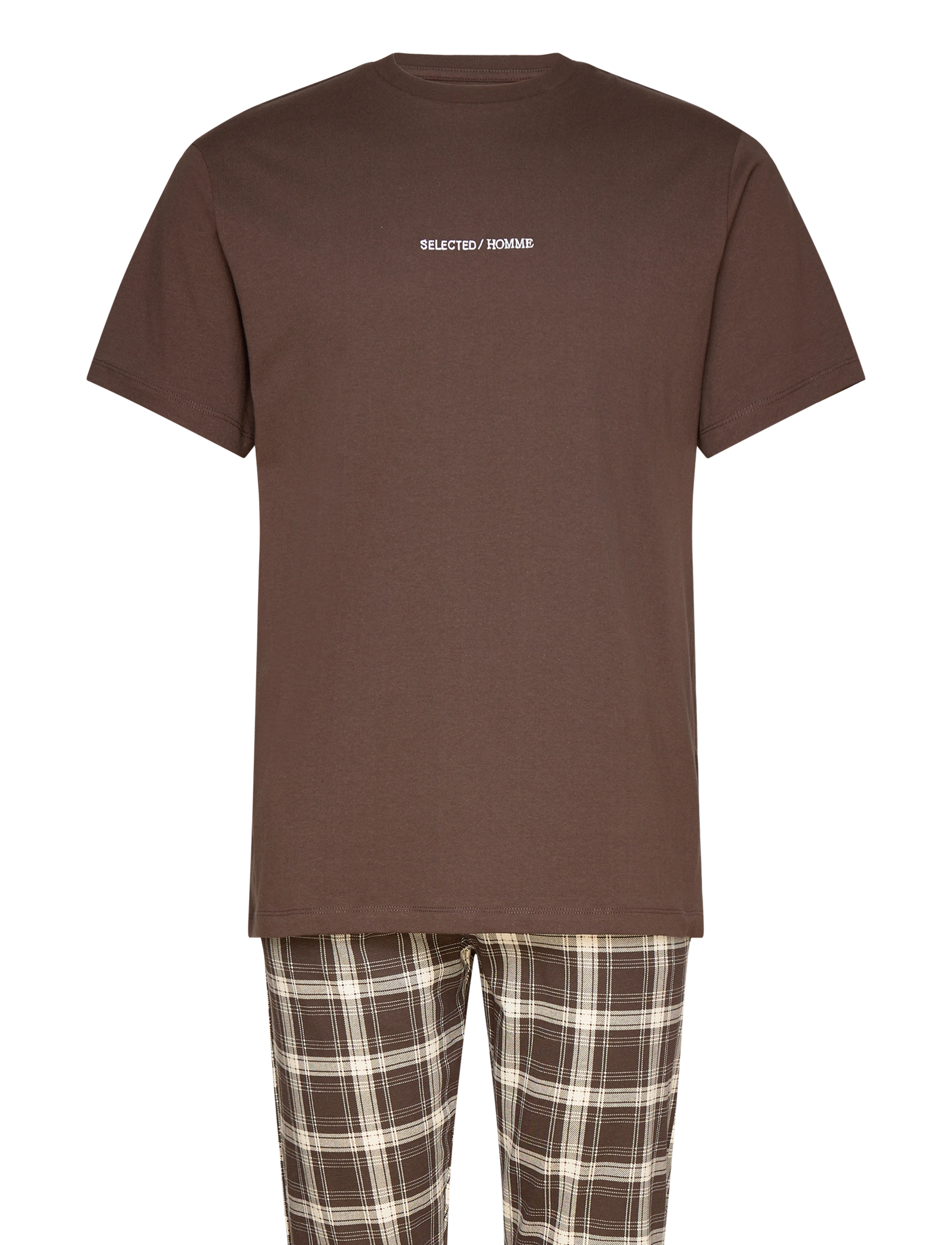 Selected SLHREGMONUS SS LOUNGE SET EXP - Nach Anlass kaufen - COFFEE BEAN / brown