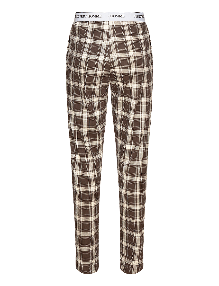 Selected - SLHREGMONUS SS LOUNGE SET EXP - nattøj sæt - coffee bean - 4