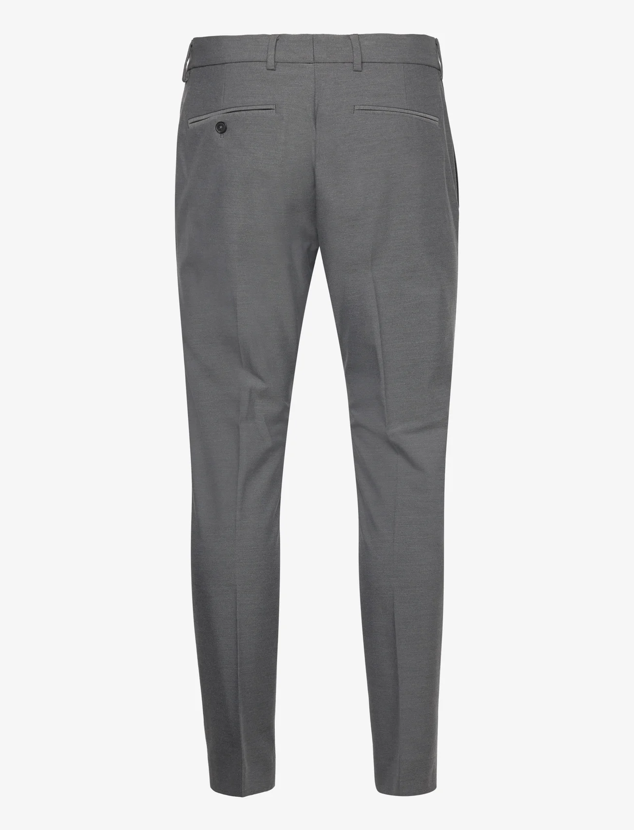 Selected Homme - SLHSLIM-JOSH GREY TRS ADV B - formal trousers - grey - 1