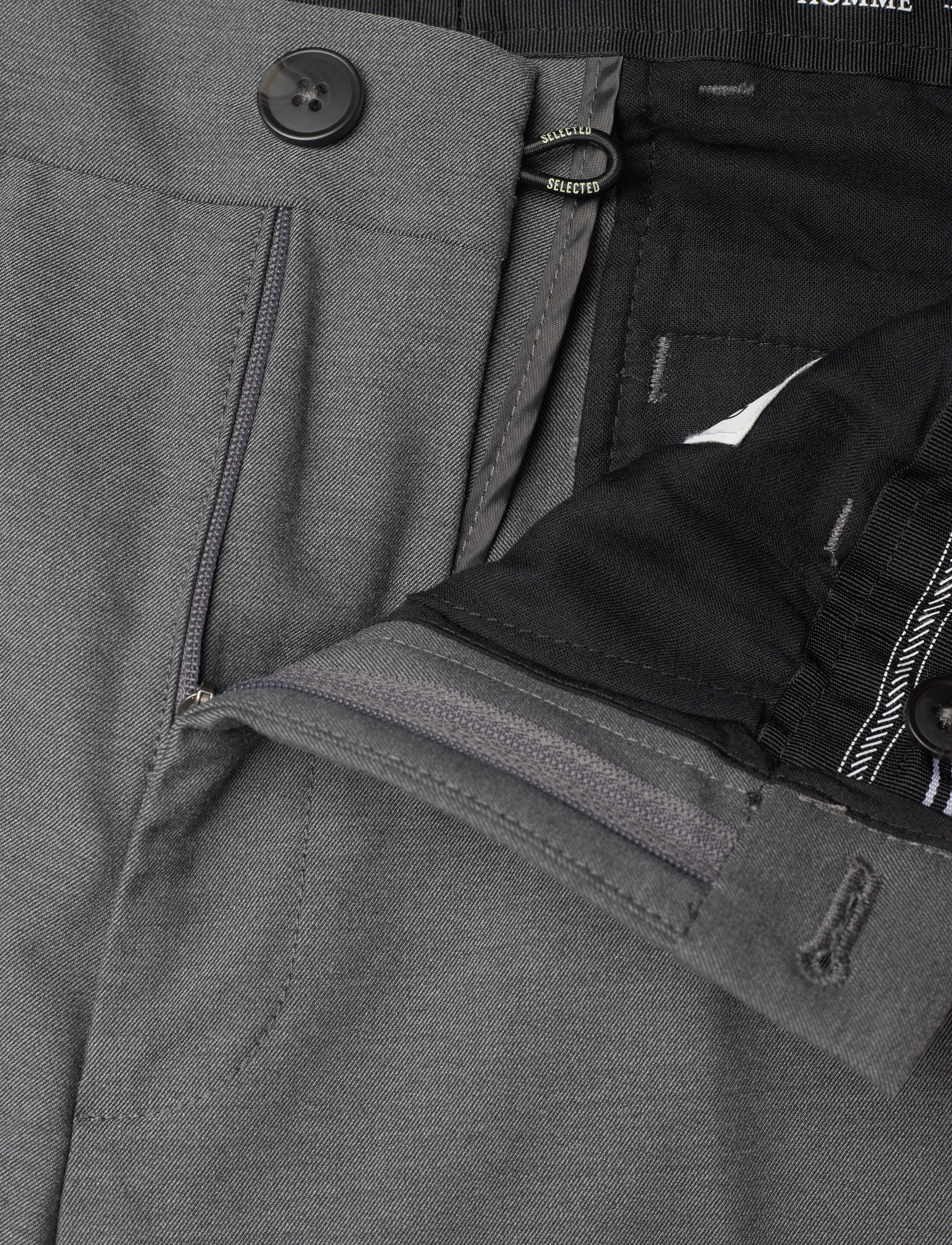 Selected Homme - SLHSLIM-JOSH GREY TRS ADV B - grey - 4