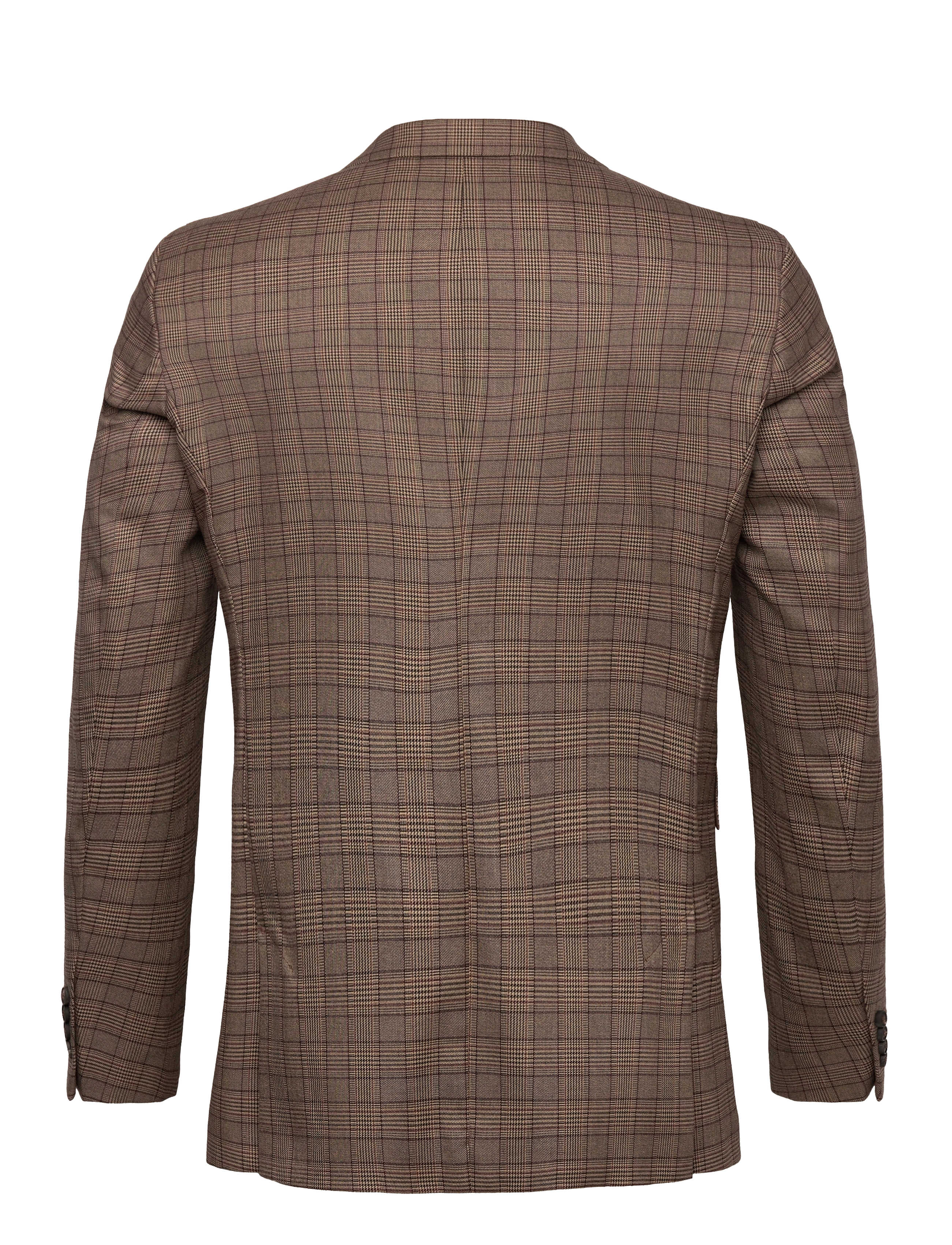 Selected Homme - SLHSLIM-MYLOLOGAN BRWN CHECK BLZ B - brownie - 1