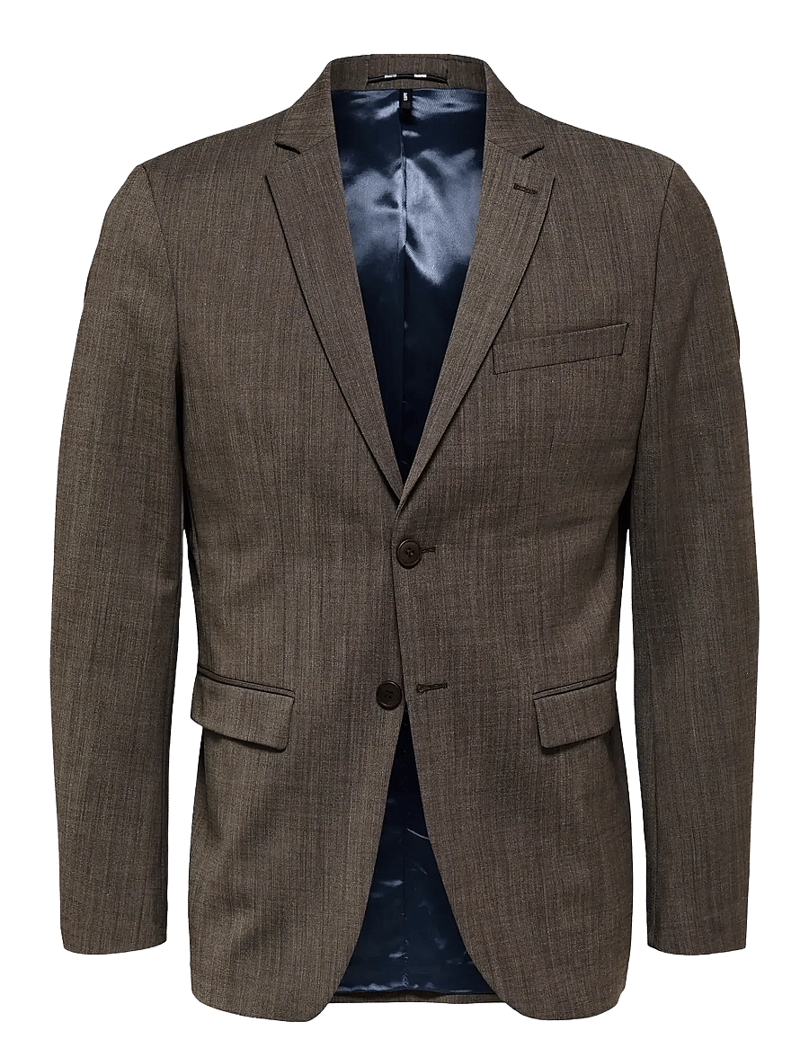 Selected - SLHSLIM-ELON BLZ FLEX B NOOS - Žaketes ar vienas pogas aizdari - camel - 1