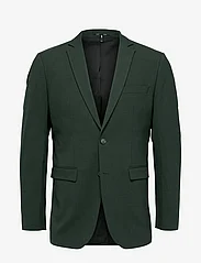 Selected Homme - SLHSLIM-ELON BLZ FLEX B NOOS - dobbeltradede blazere - dark green - 0