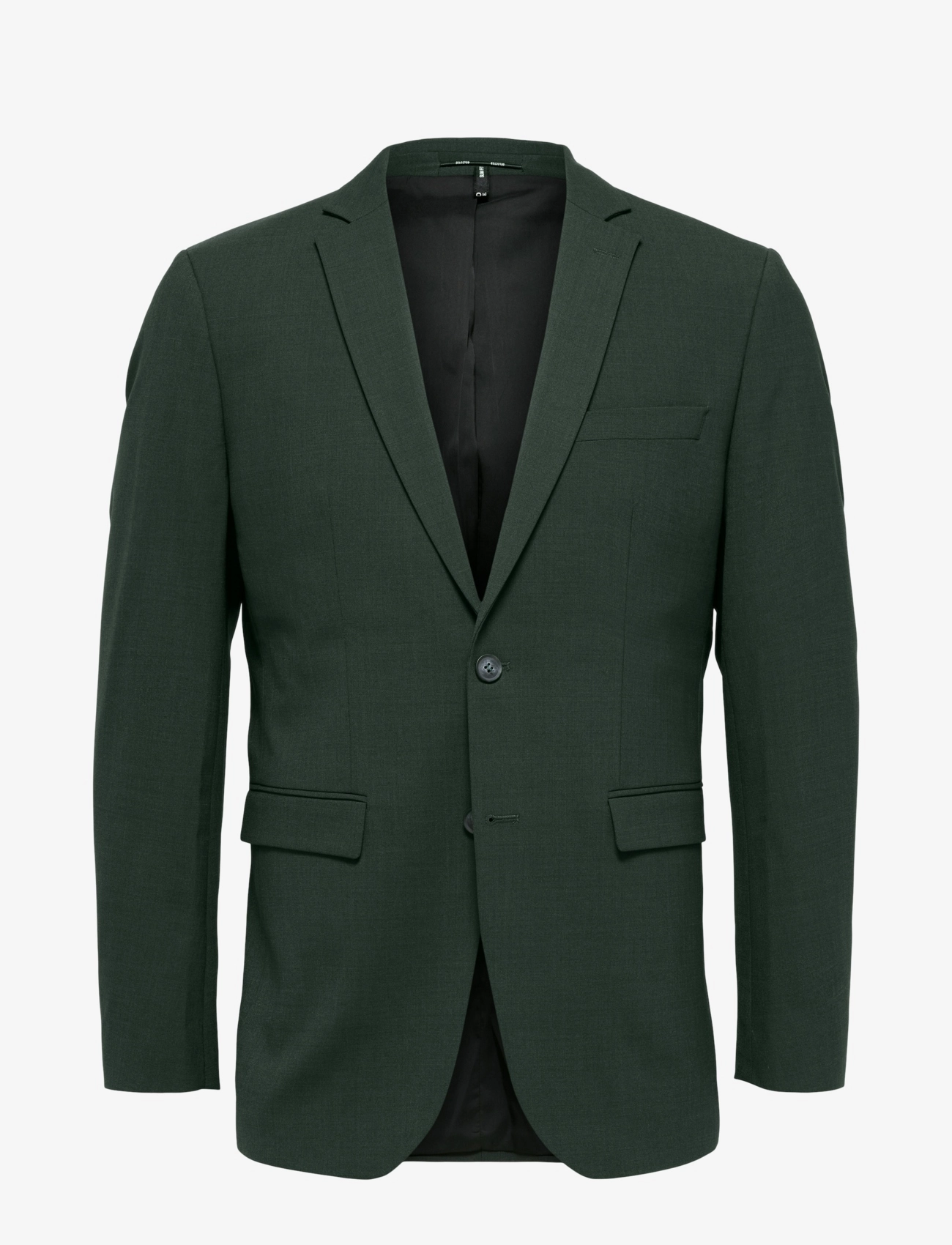 Selected SLHSLIM-ELON BLZ FLEX B NOOS - Tøj - DARK GREEN / khaki/green