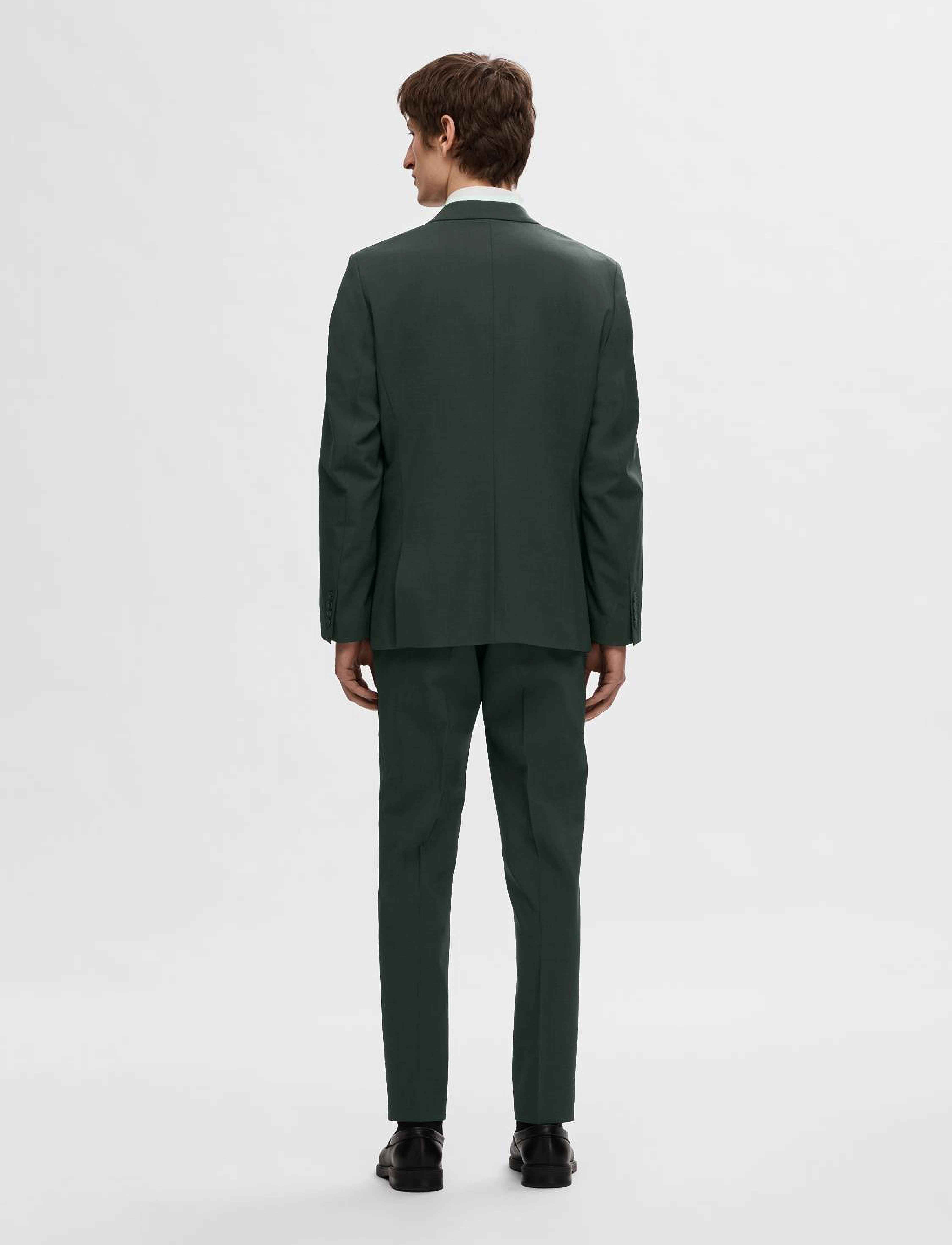 Selected - SLHSLIM-ELON BLZ FLEX B NOOS - enkeltradede blazere - dark green - 3