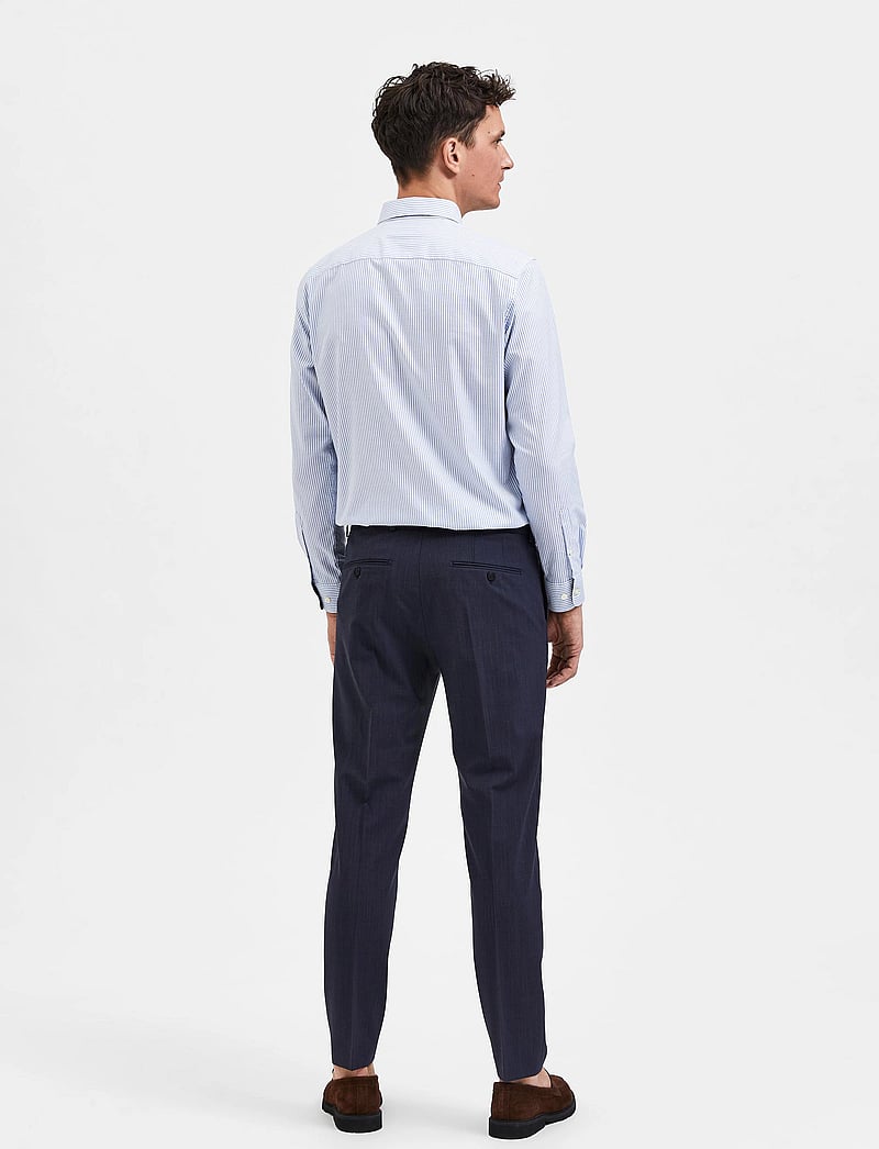 Selected - SLHSLIM-ELON TRS FLEX B NOOS - habitbukser - dark blue - 3