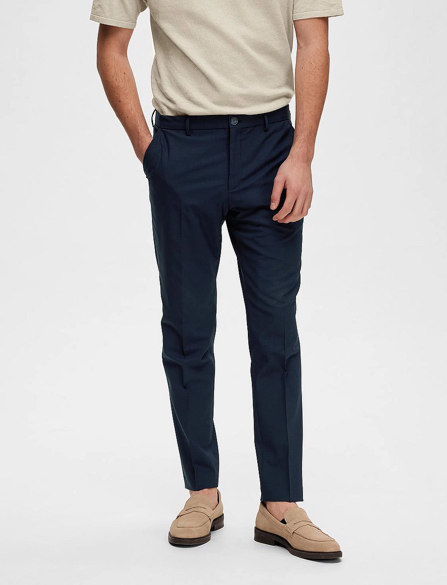 Selected - SLHSLIM-ELON TRS FLEX B NOOS - navy blazer - 0