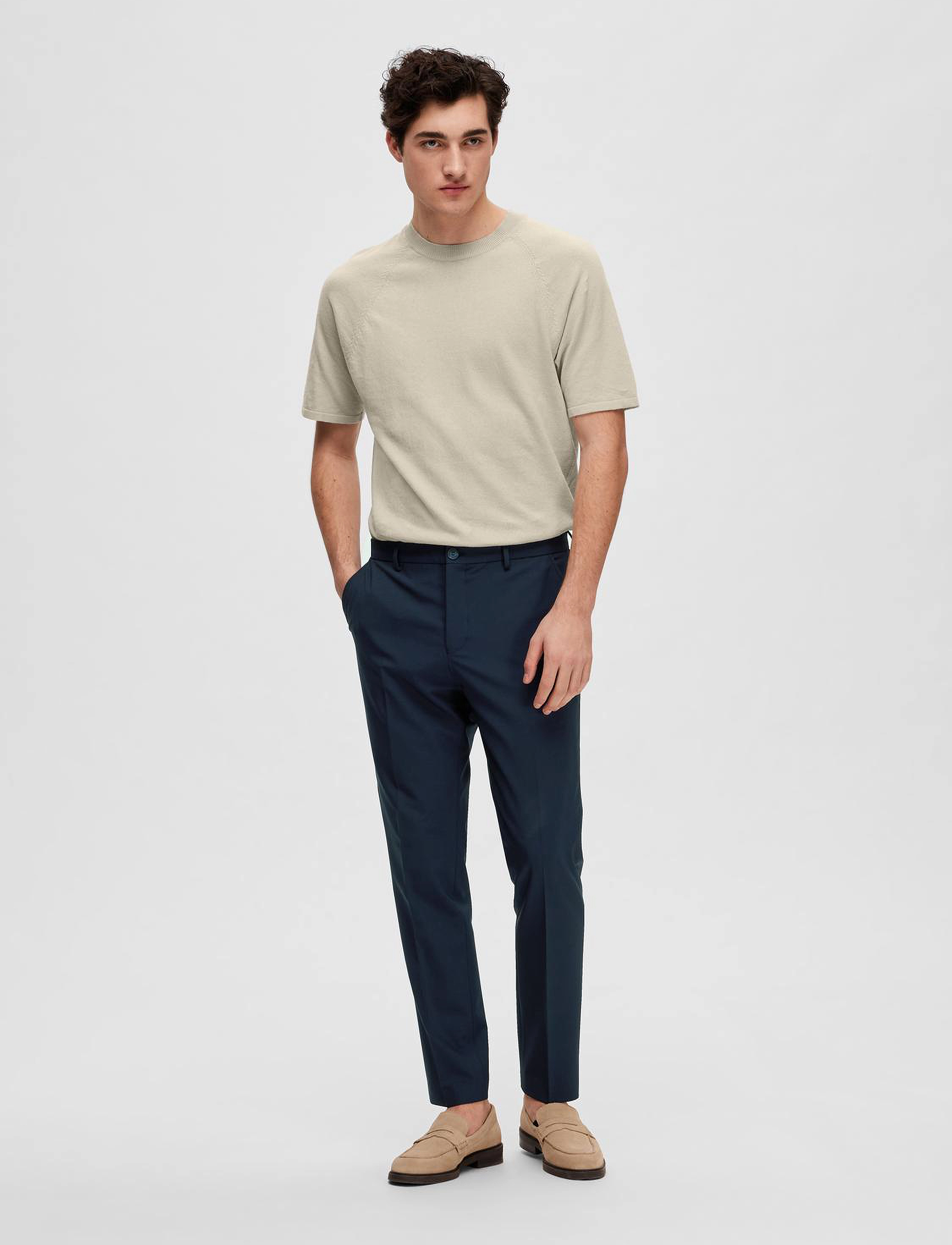 Selected - SLHSLIM-ELON TRS FLEX B NOOS - navy blazer - 4
