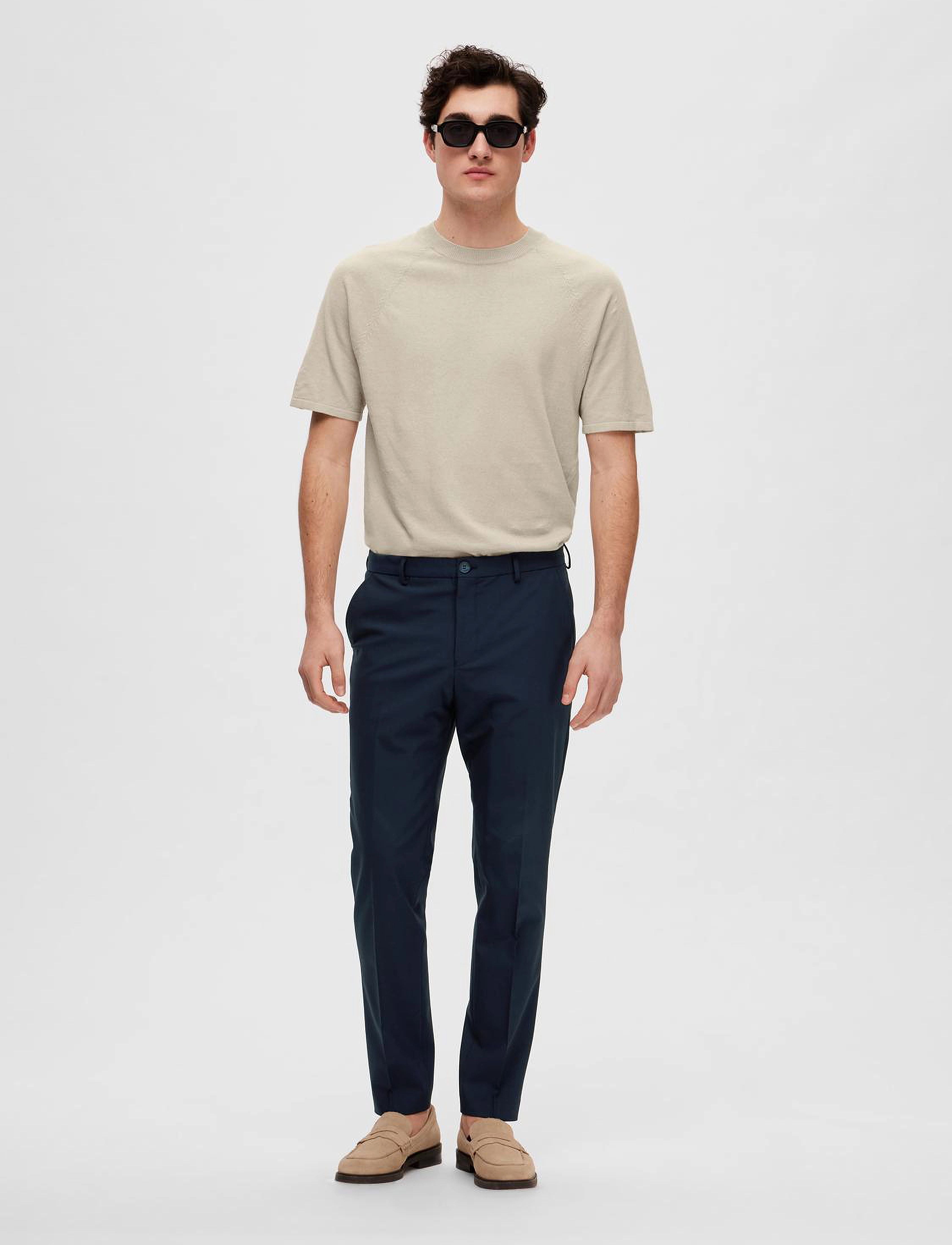 Selected - SLHSLIM-ELON TRS FLEX B NOOS - navy blazer - 5