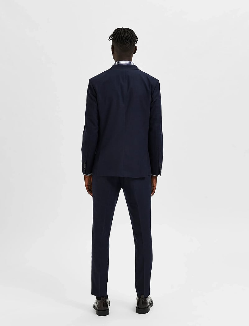 Selected - SLHSLIM-ADRIAN BLZ B NOOS - Ühe rinnatisega pintsakud - navy blazer - 3
