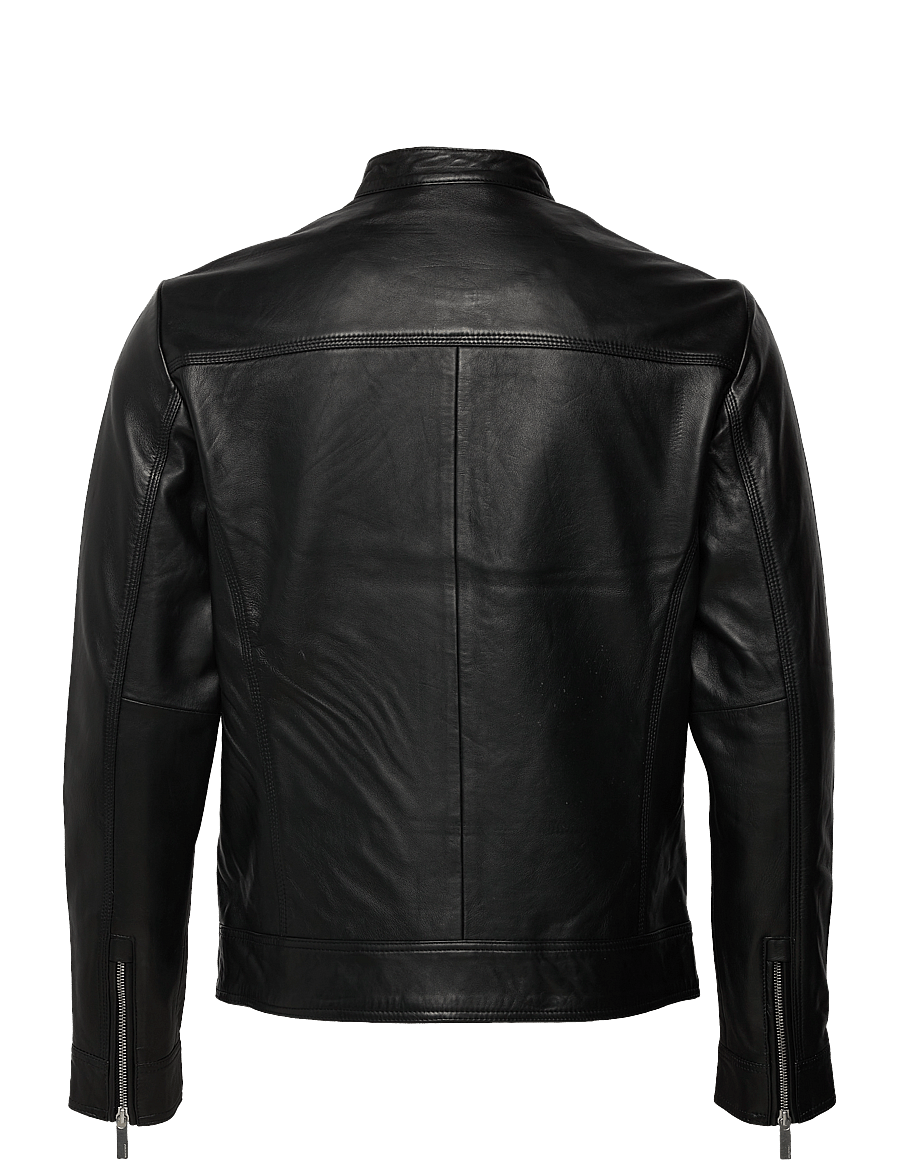Selected - SLMARCHIVE CLASSIC LEATHER JKT NOOS - frühlingsjacken - black - 2