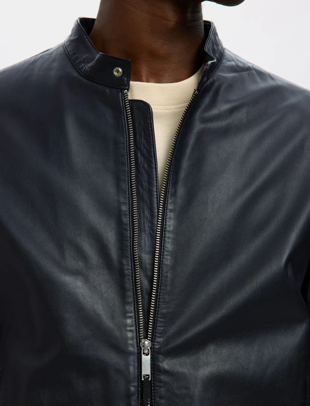 Selected - SLHARCHIVE CLASSIC LEATHER JKT NOOS - efterårsjakker - black - 4