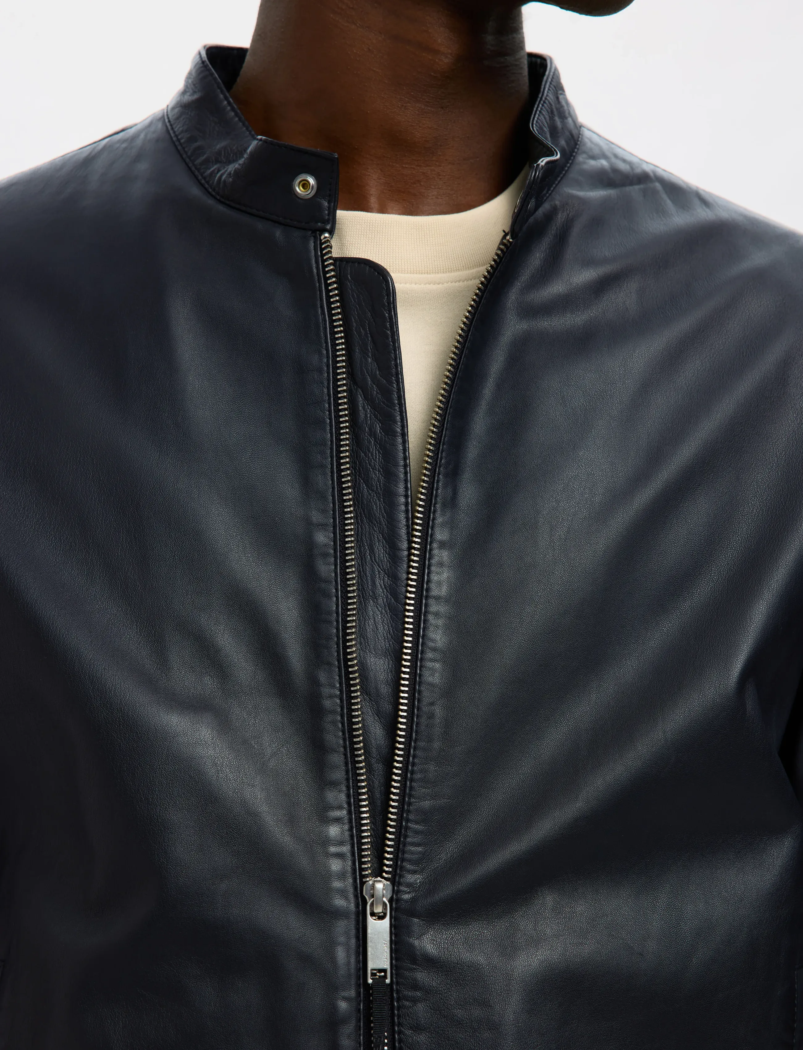 Selected - SLMARCHIVE CLASSIC LEATHER JKT NOOS - frühlingsjacken - black - 4