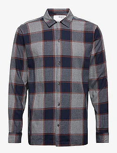 SLHRELAXRESS SHIRT LS CHECK W, Selected Homme