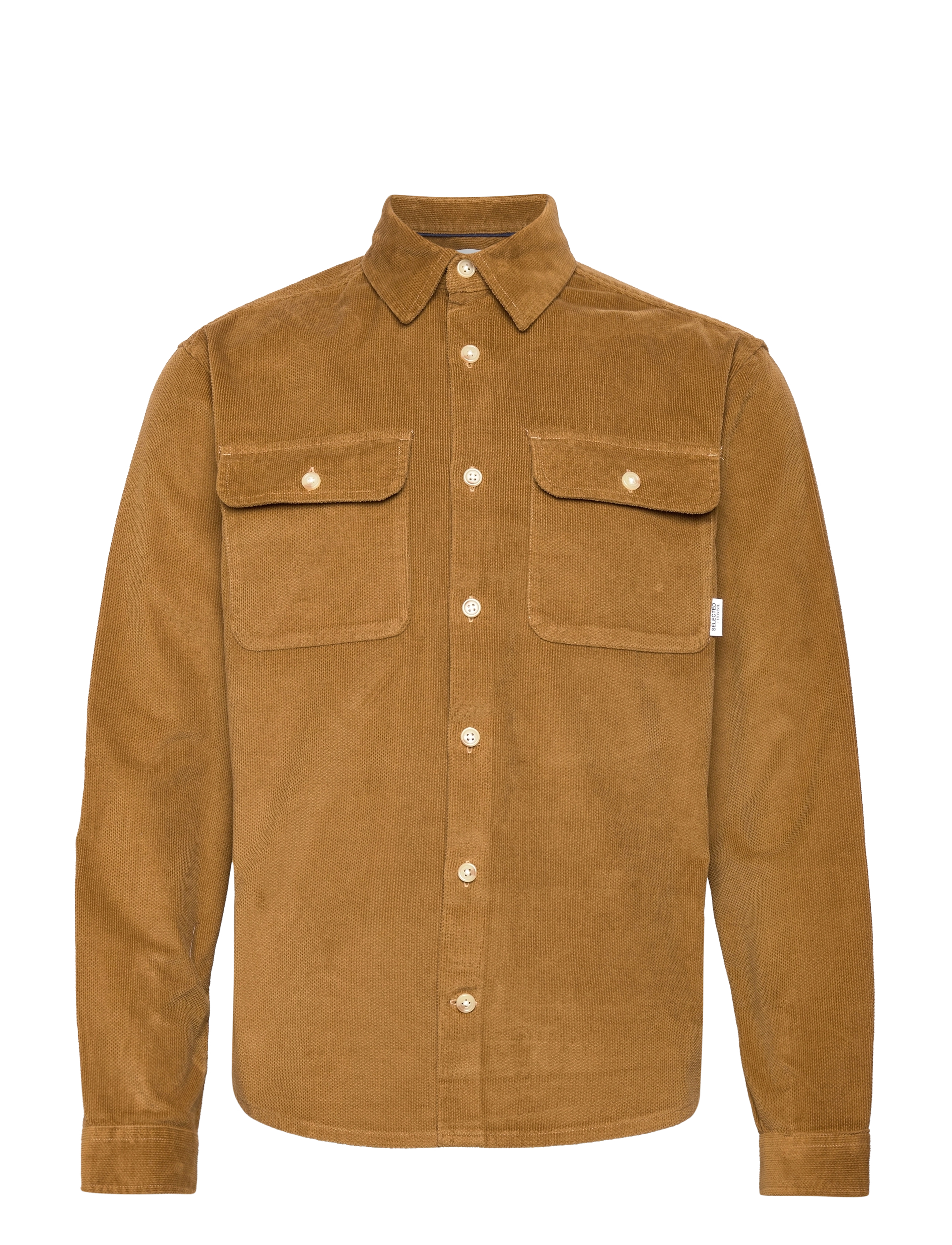Selected Homme - SLHLOOSEKAPPEL OVERSHIRT LS W - breen - 0