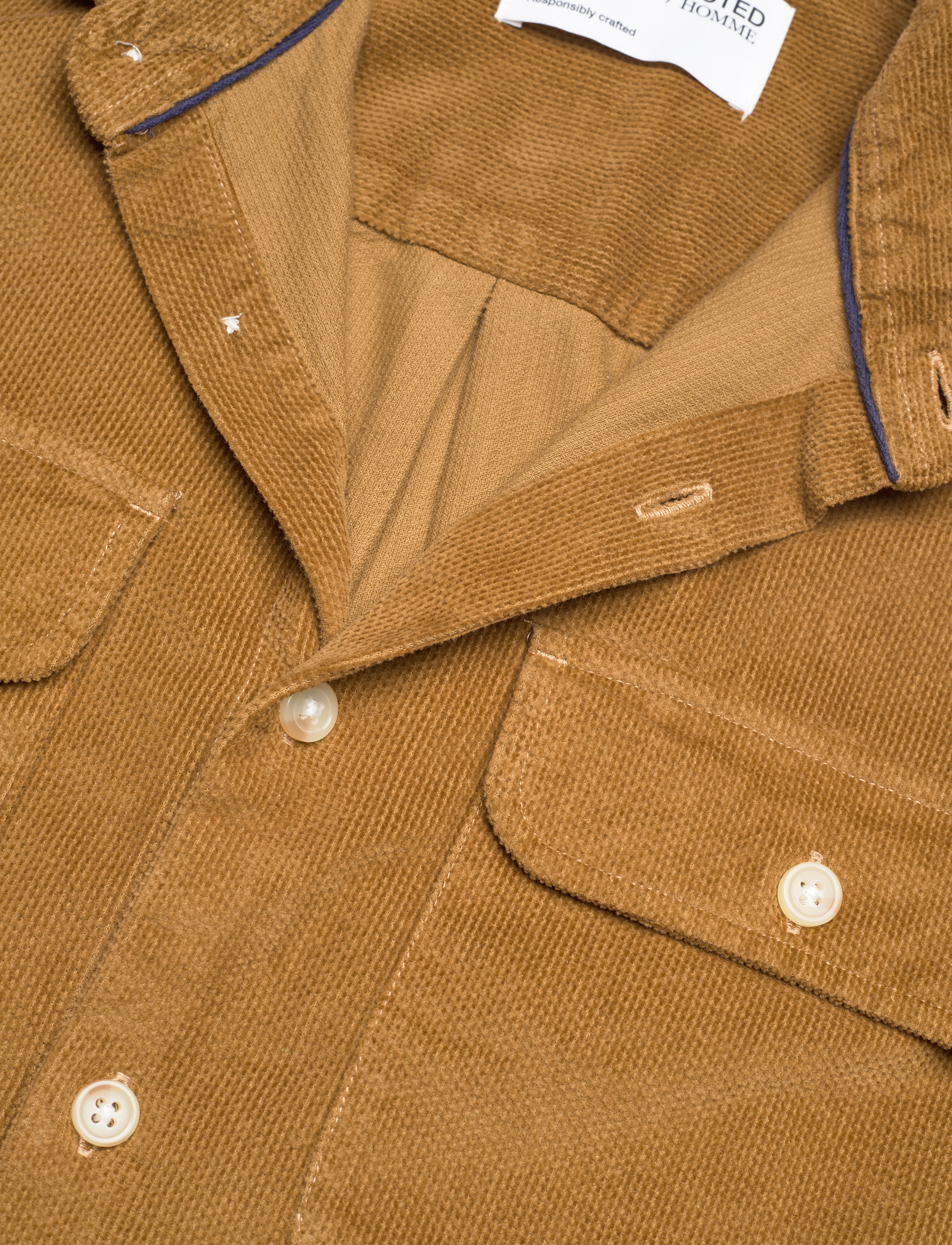 Selected Homme - SLHLOOSEKAPPEL OVERSHIRT LS W - breen - 3