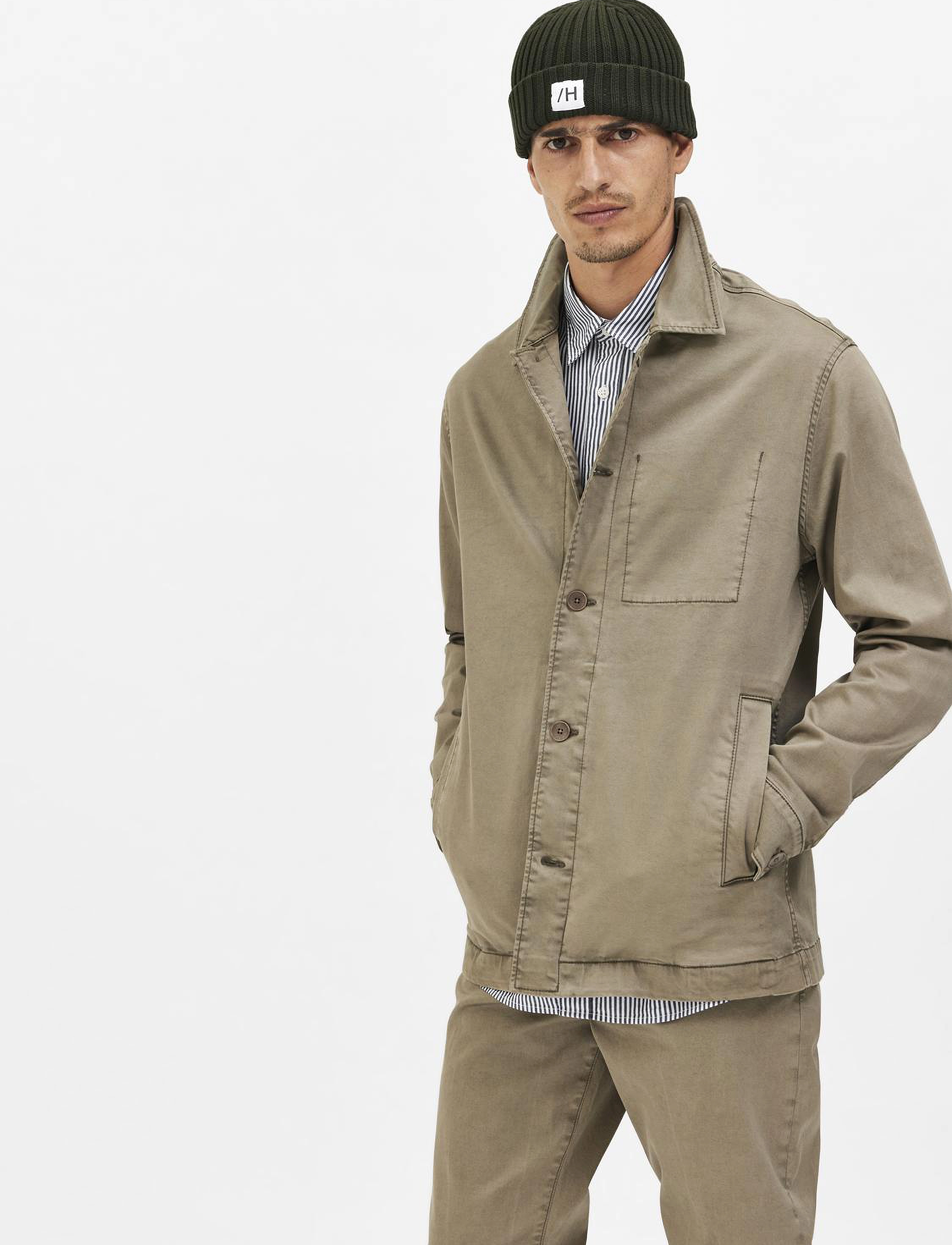 Selected Homme - SLHRELAXED-RONAN JACKET W - brindle - 3