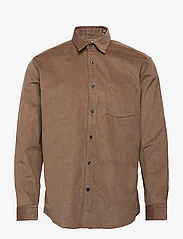 Selected Homme - SLHREGBENJAMIN CORD SHIRT LS W - corduroy overhemden - brindle - 0