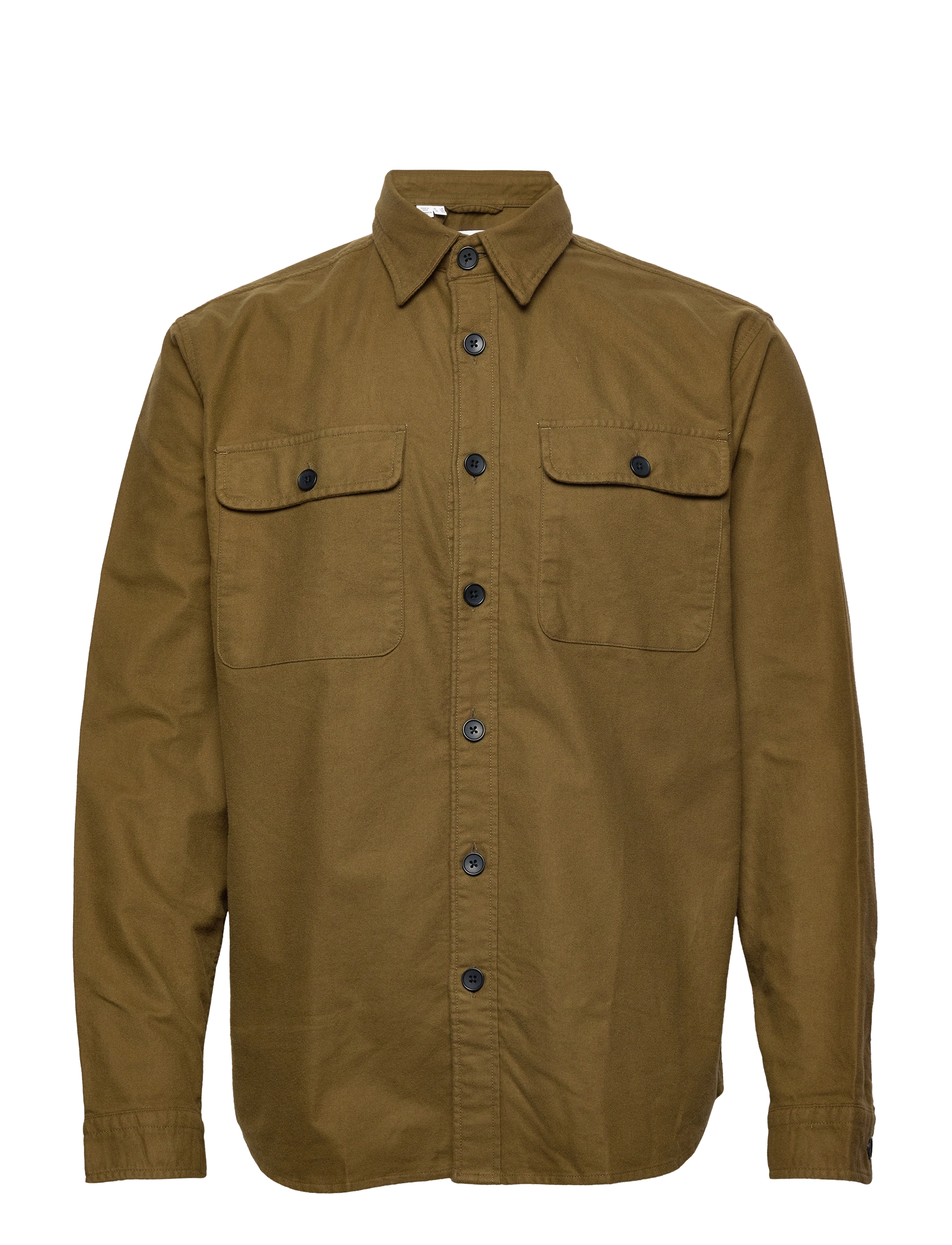 Selected SLHLOOSEROLF LS OVERSHIRT W - Overshirts - DARK OLIVE / khaki/green