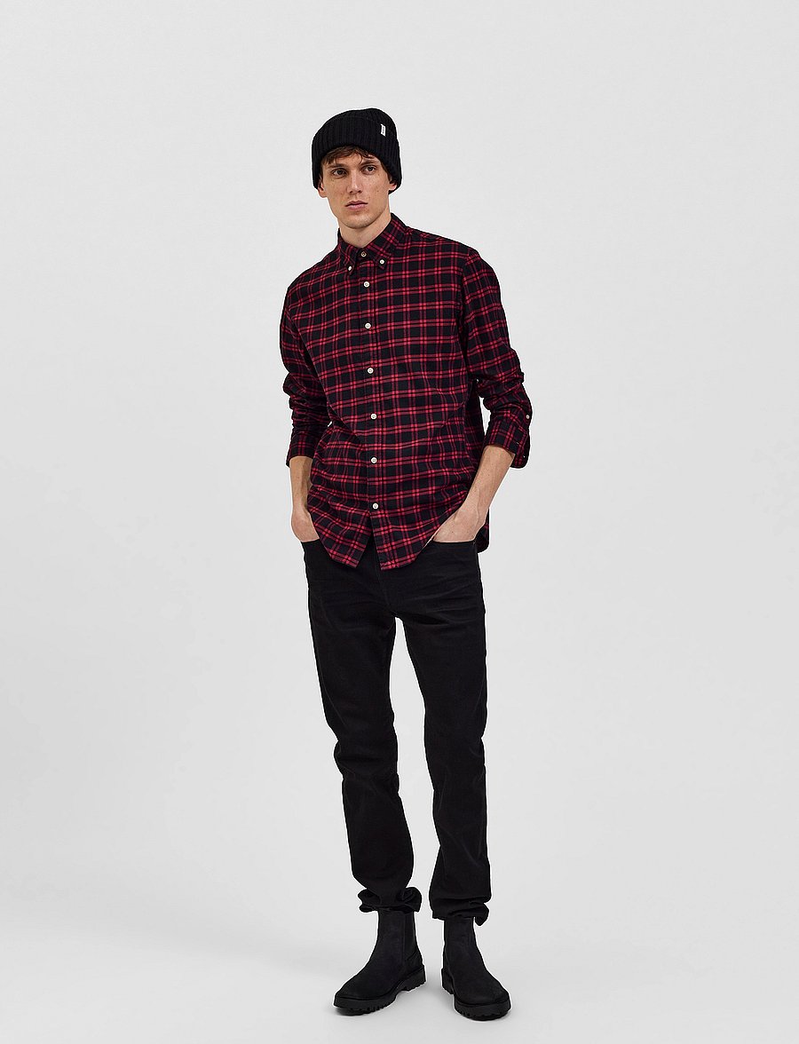 Selected - SLH175-SLIM LEON 24001 BLACK JNS NOOS - slim jeans - black denim - 5