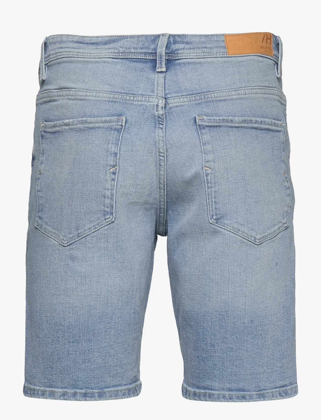 Selected Homme - SLHALEX 27415 L. BLUE DNM SHORT EX - jeansshorts - light blue denim - 1