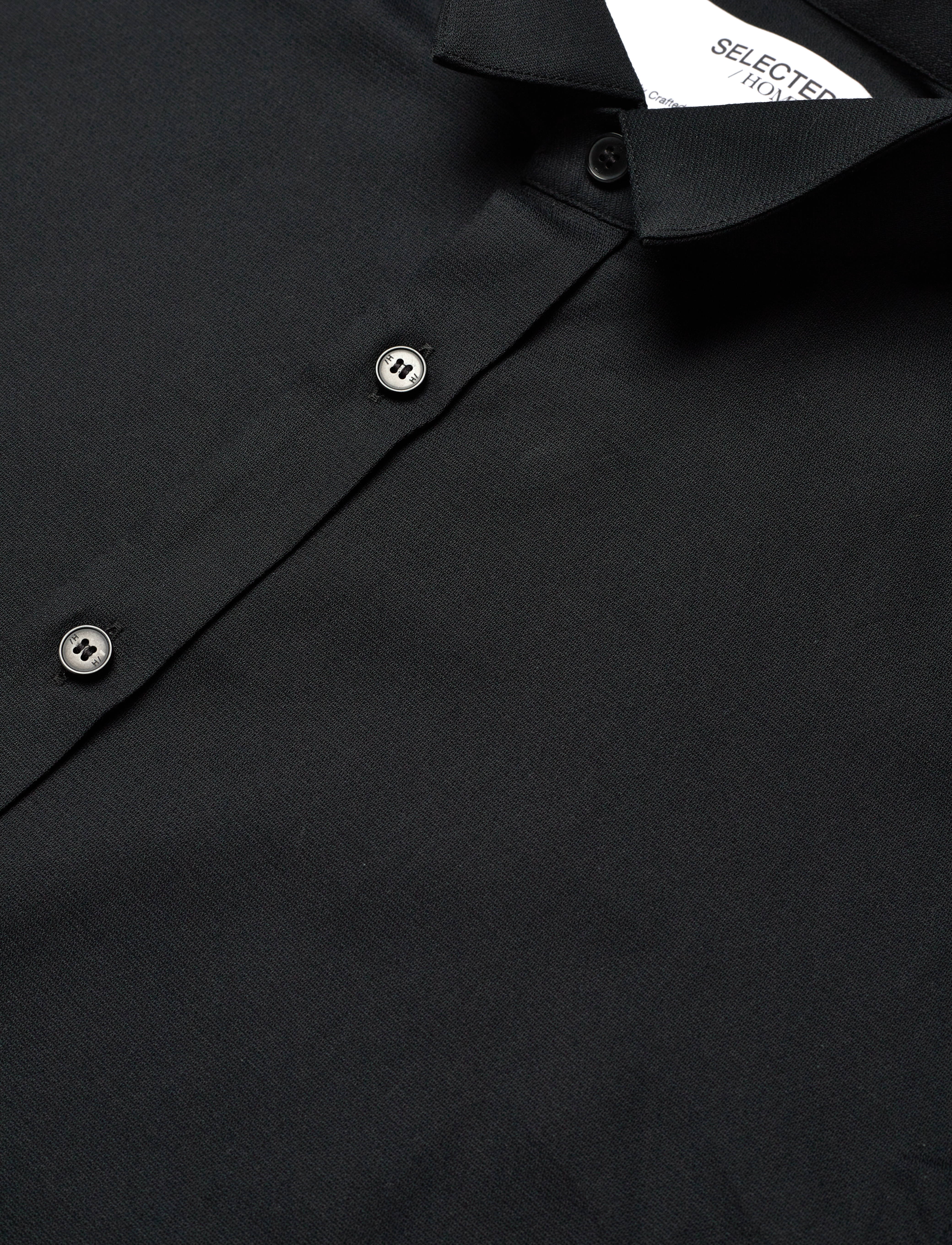 Selected Homme - SLHSLIMNEW-TUX SHIRT LS B - black - 3