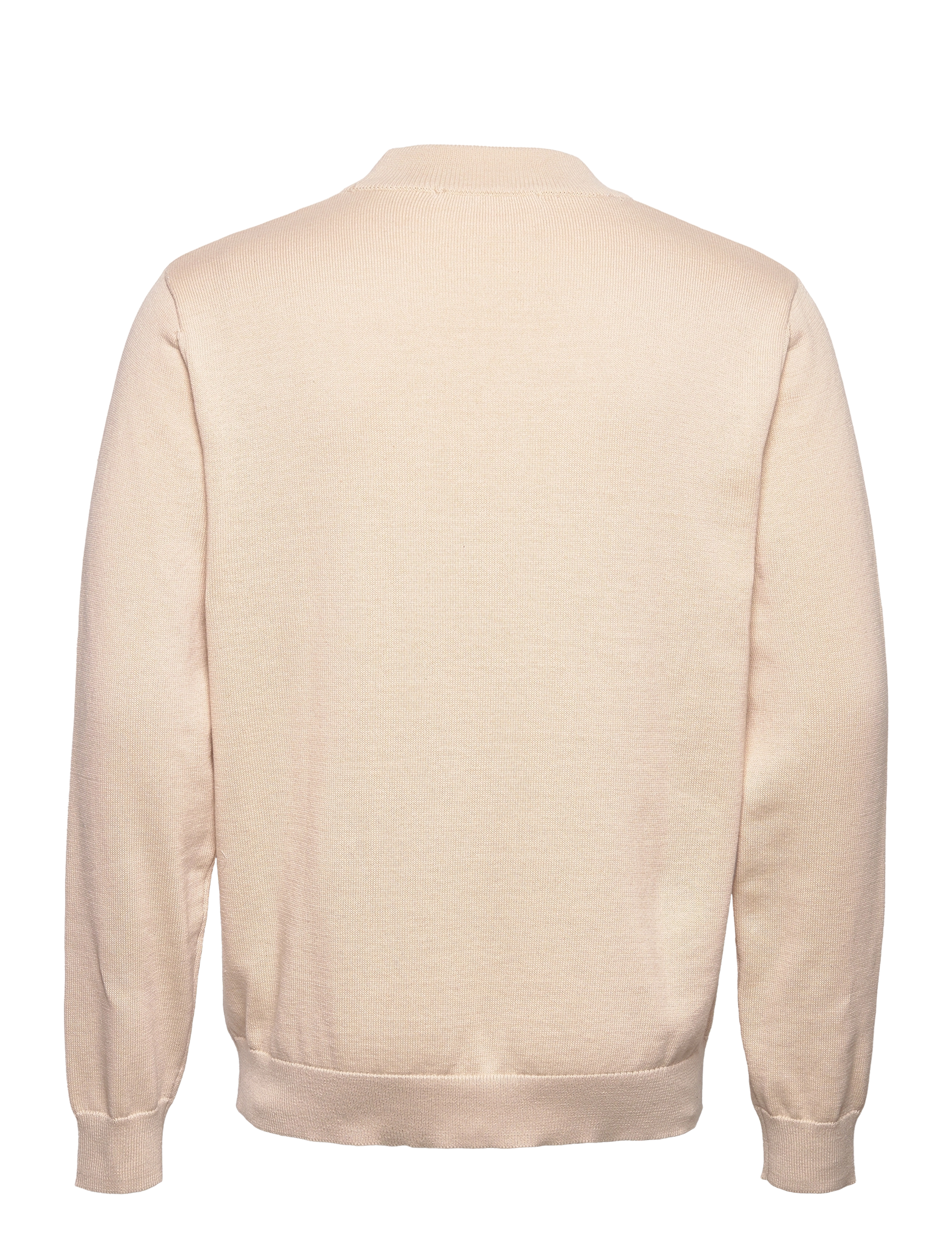 Selected - SLHROBERT LS KNIT MOCK NECK - oatmeal - 1