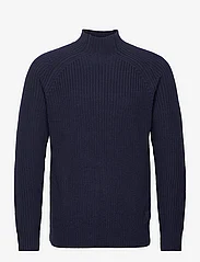 Selected Homme - SLHSORETT LS KNIT HIGH NECK W - džemperi ar augstu apkakli - navy blazer - 0