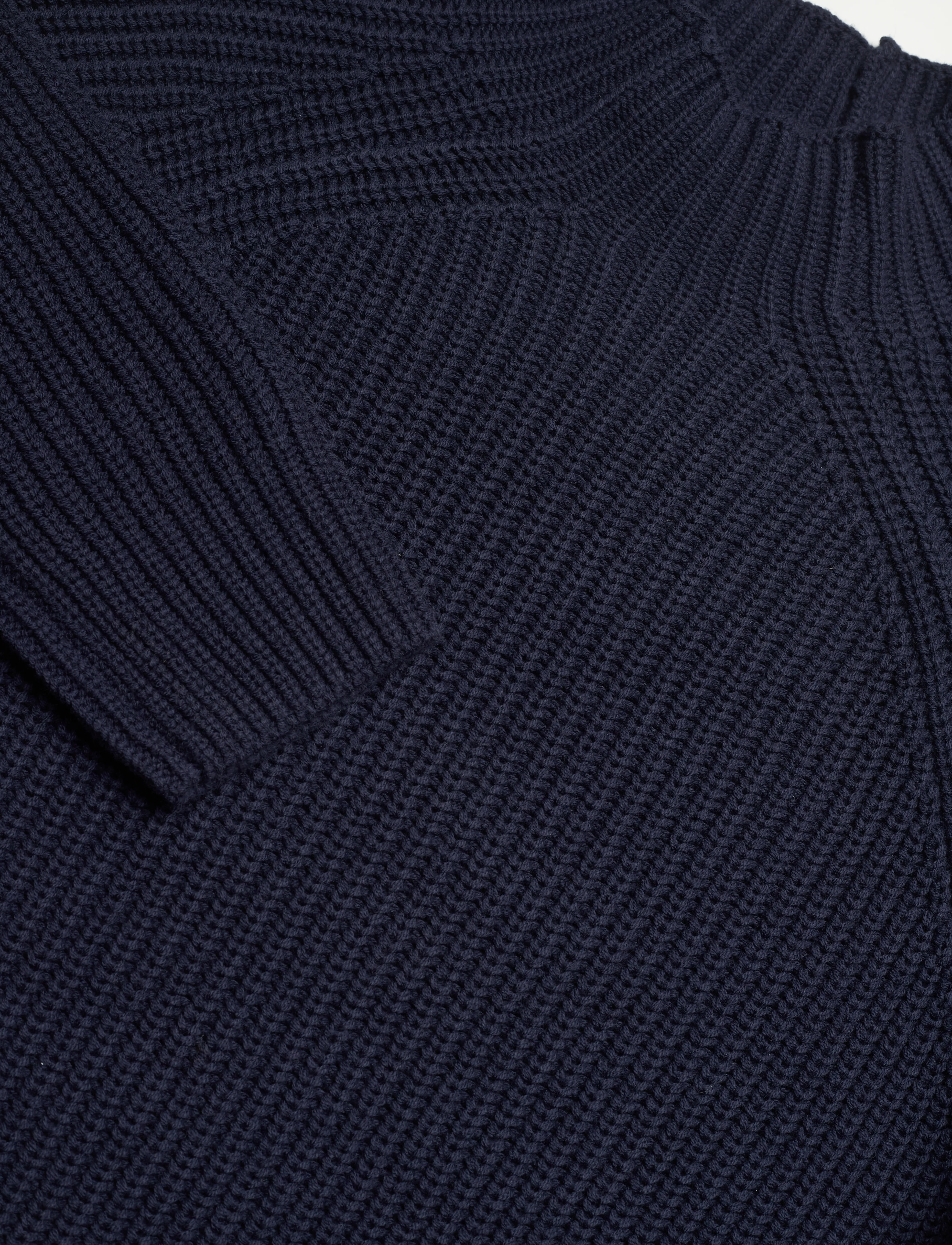 Selected Homme - SLHSORETT LS KNIT HIGH NECK W - navy blazer - 2