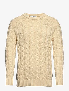 SLHBILL LS KNIT  CABLE CREW NECK W, Selected Homme