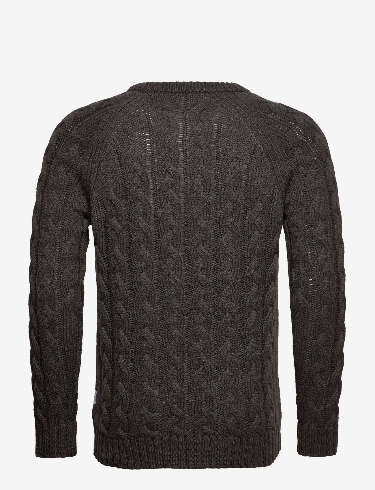 SELETED HOMME Heren Slhdane Ls Knit Structure Crew Neck Noos gebreide trui, havermout, M