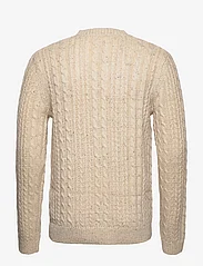 Selected Homme - SLHHENRY LS KNIT CABLE CREW NECK W - perusneuleet - oatmeal - 1