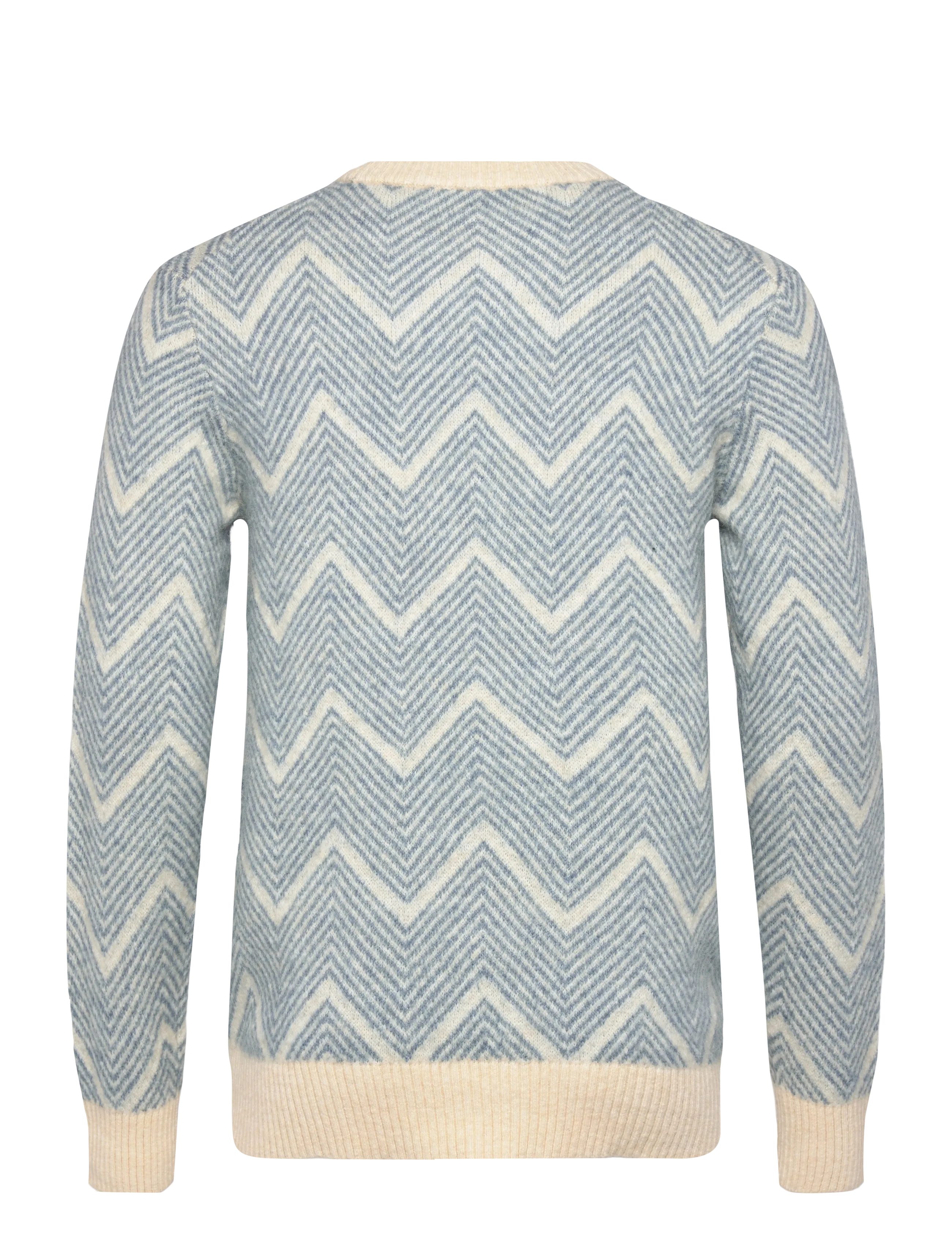 Selected - SLMRAI LS KNIT CREW NECK NOOS - rundhals - blue mirage - 1