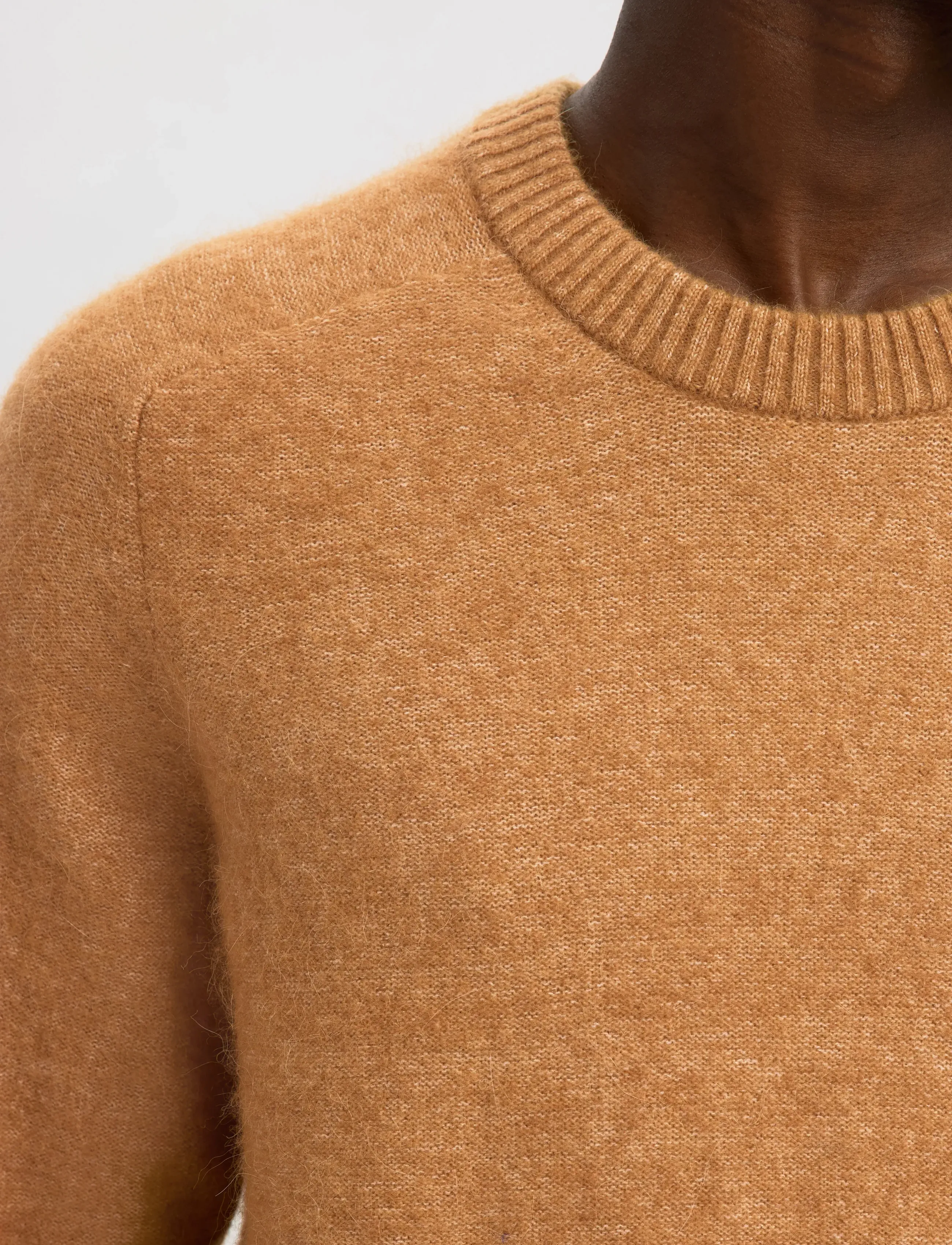 Selected - SLMRAI LS KNIT CREW NECK NOOS - rund hals - chipmunk - 5