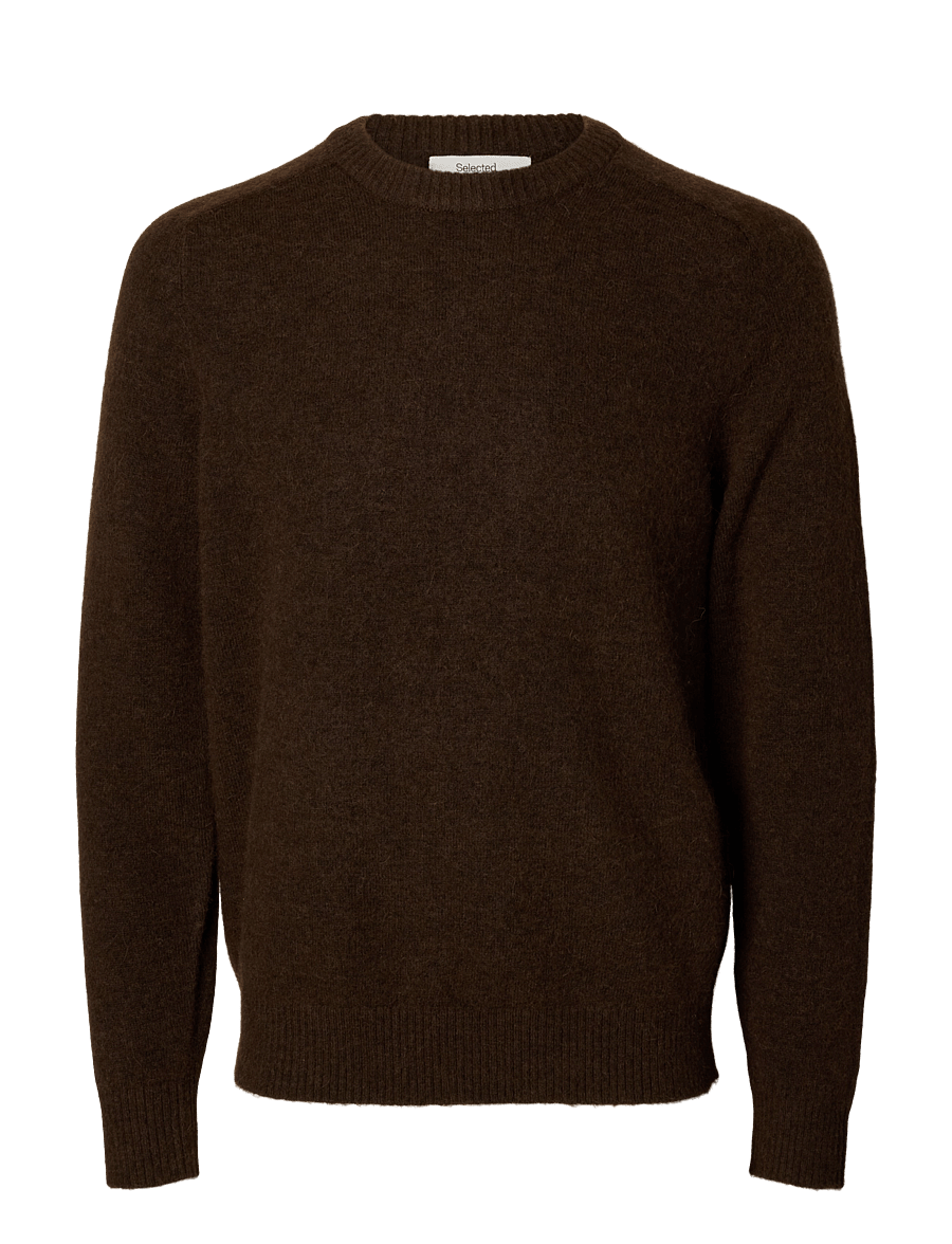 Selected - SLHRAI LS KNIT CREW NECK NOOS - rundhals - delicioso - 1