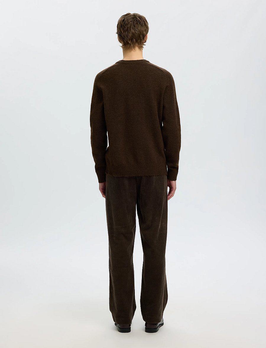 Selected - SLHRAI LS KNIT CREW NECK NOOS - rundhals - delicioso - 2