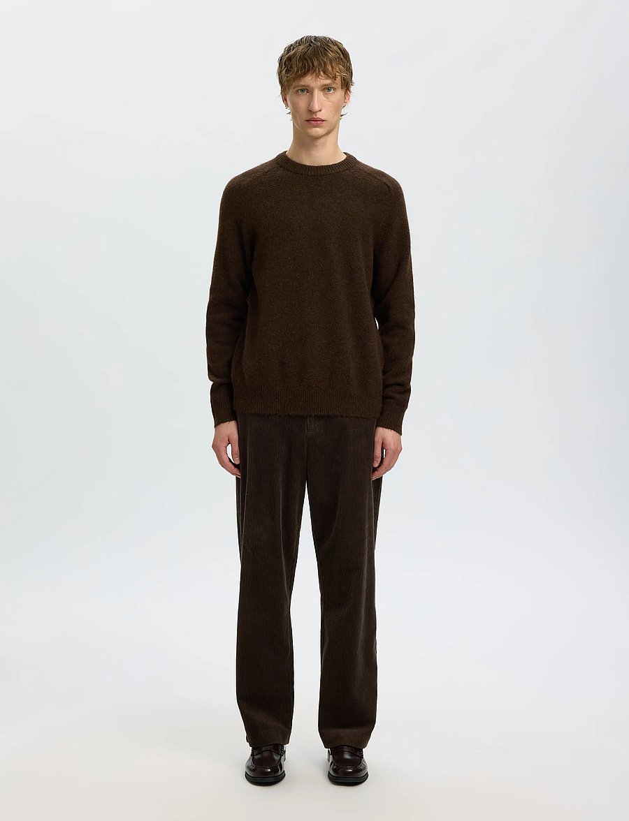 Selected - SLHRAI LS KNIT CREW NECK NOOS - rundhals - delicioso - 3