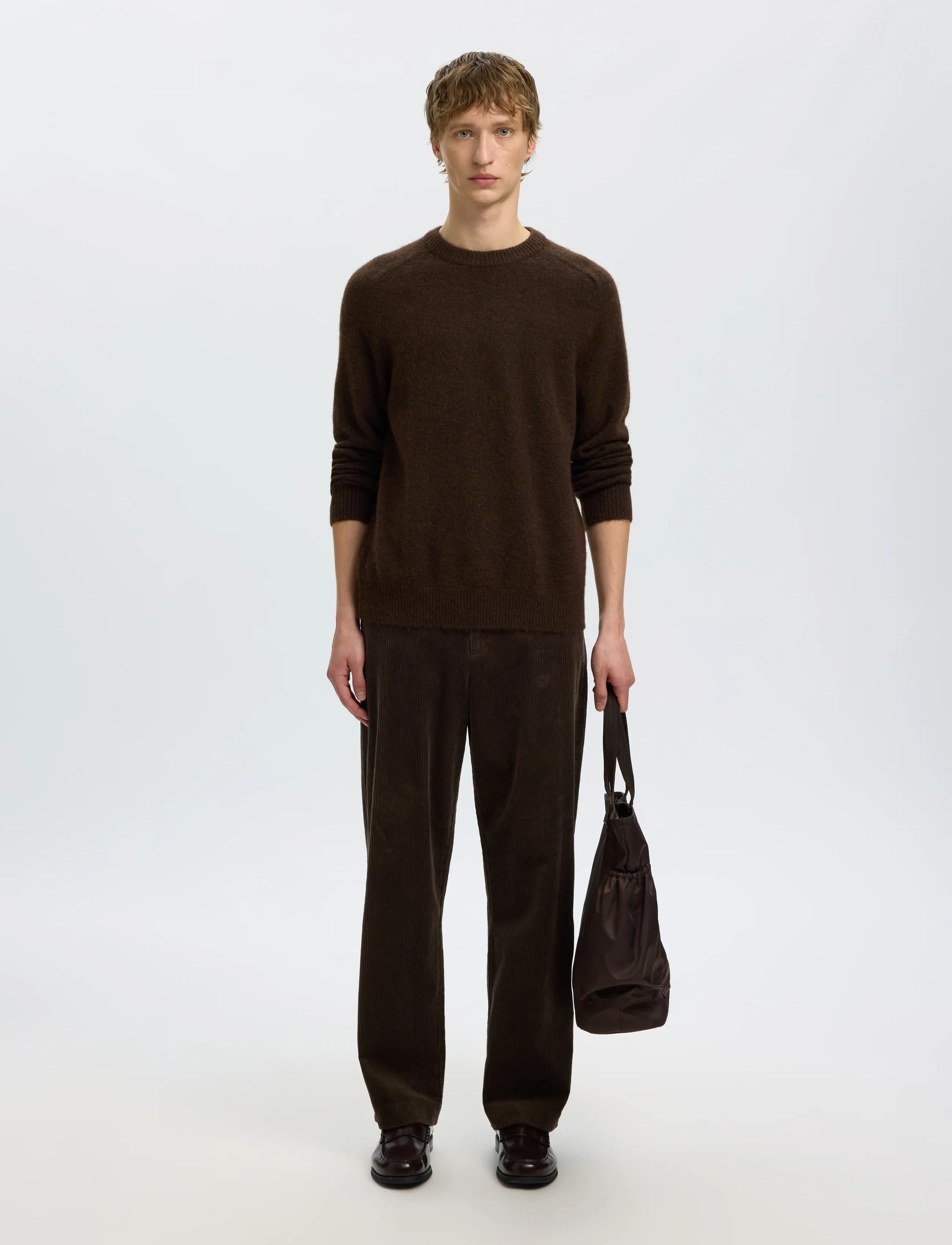 Selected - SLMRAI LS KNIT REG CREW NECK NOOS - rundhalsad - delicioso - 5