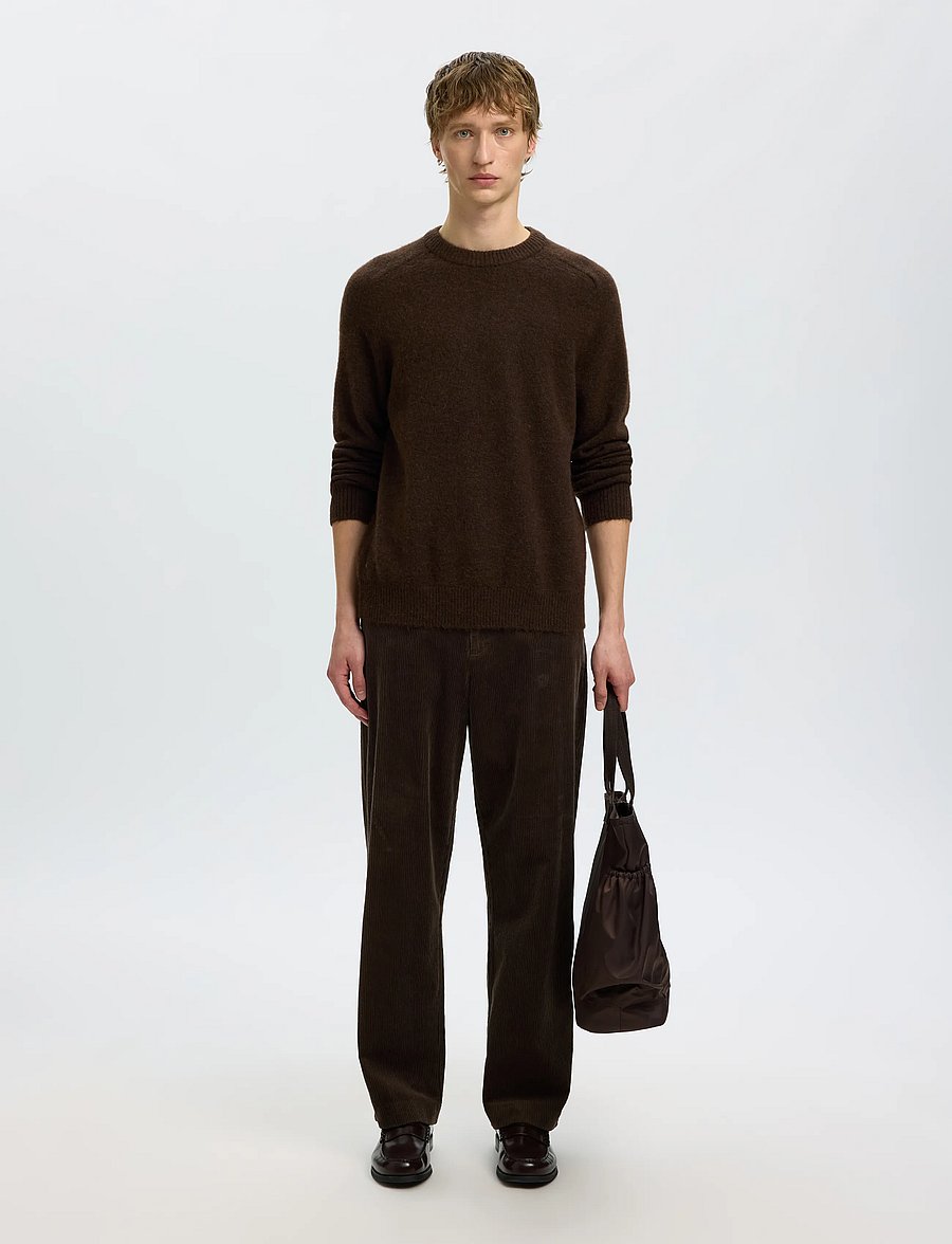 Selected - SLHRAI LS KNIT CREW NECK NOOS - rundhals - delicioso - 5