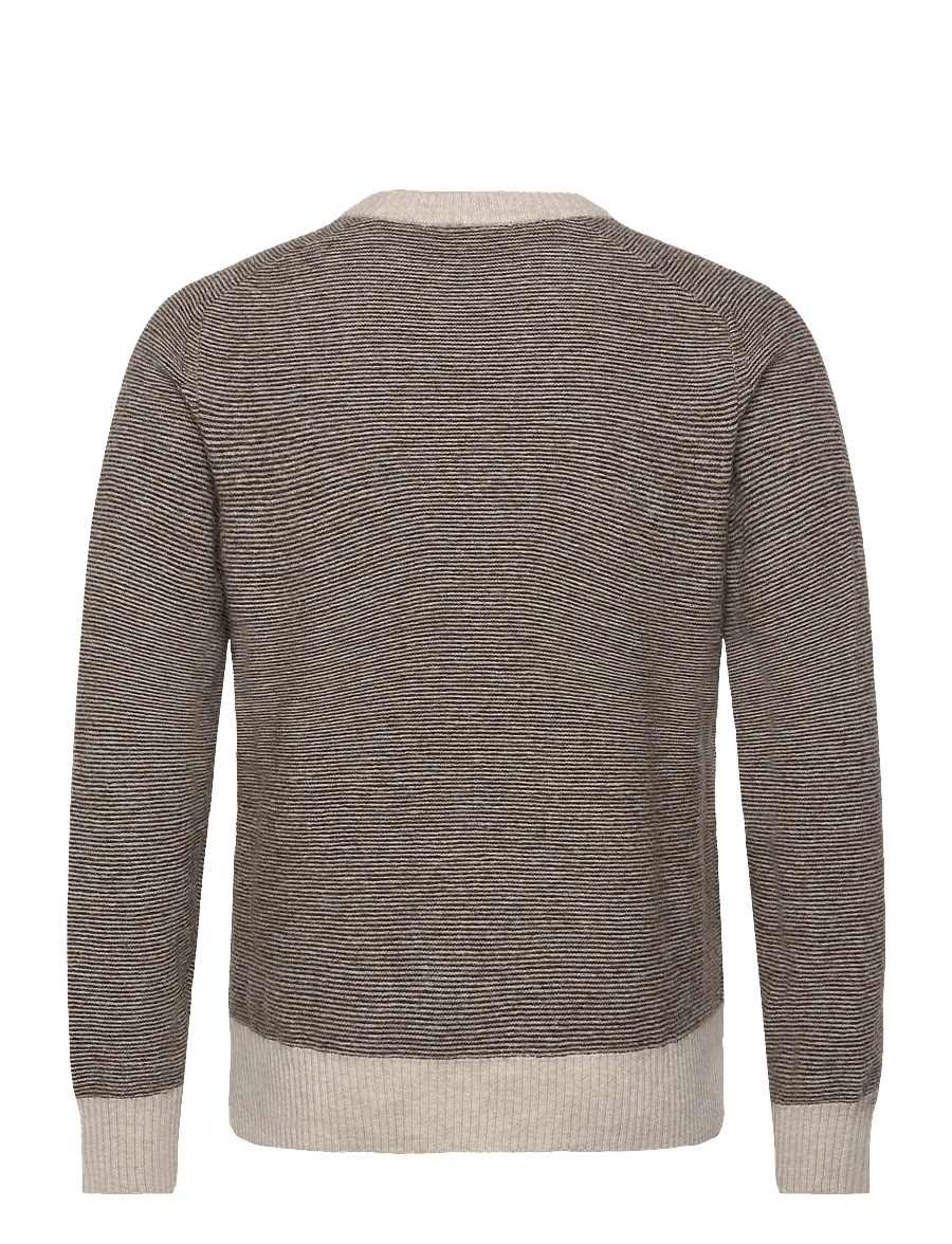 Selected - SLHRAI LS KNIT CREW NECK NOOS - rundhals - demitasse - 2