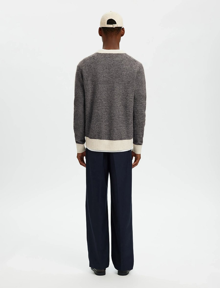 Selected - SLHRAI LS KNIT CREW NECK NOOS - rundhals - demitasse - 3