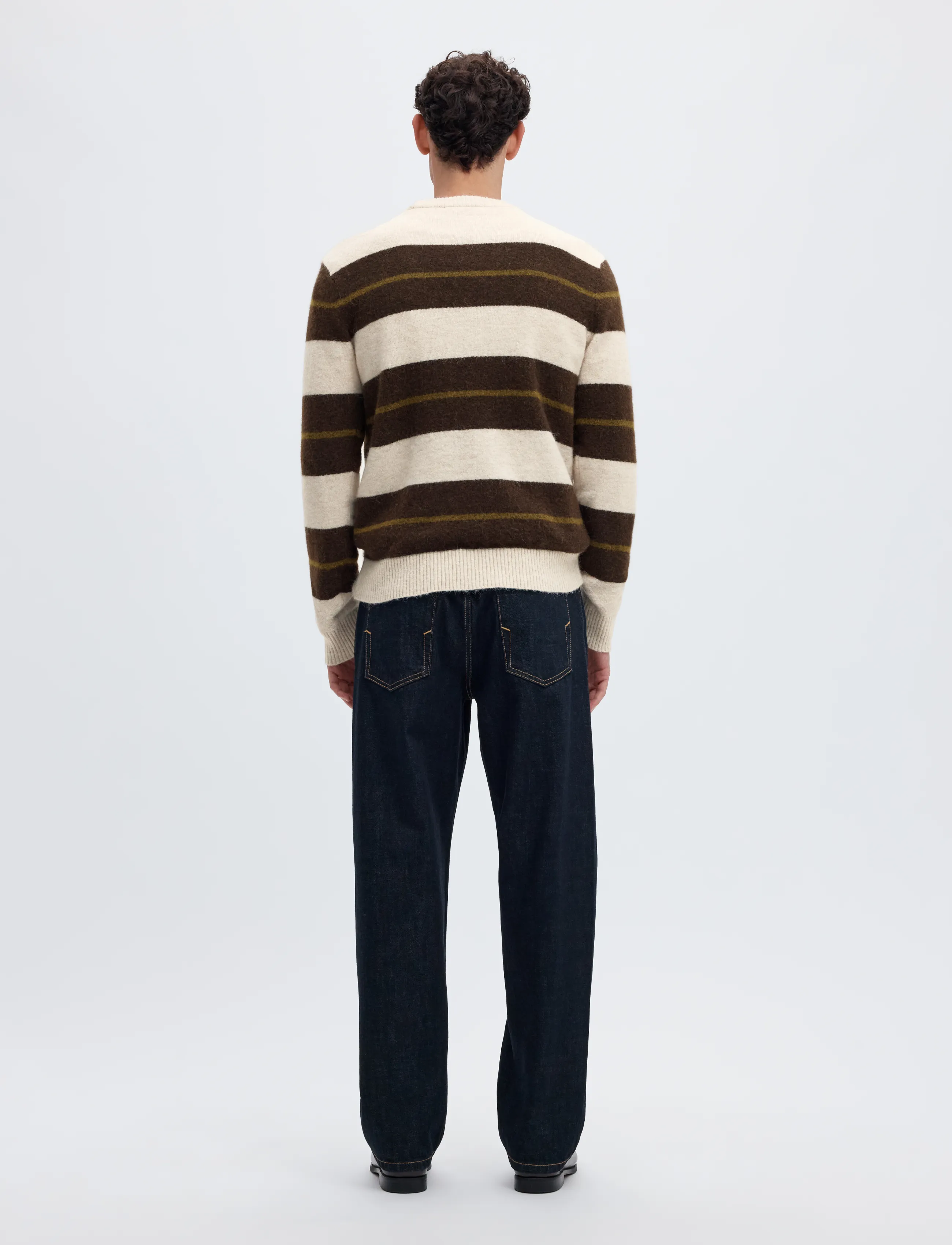 Selected - SLMRAI LS KNIT REG CREW NECK NOOS - rundhalsad - oatmeal - 2