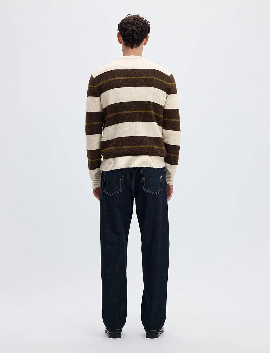 Selected - SLHRAI LS KNIT CREW NECK NOOS - rundhals - oatmeal - 2