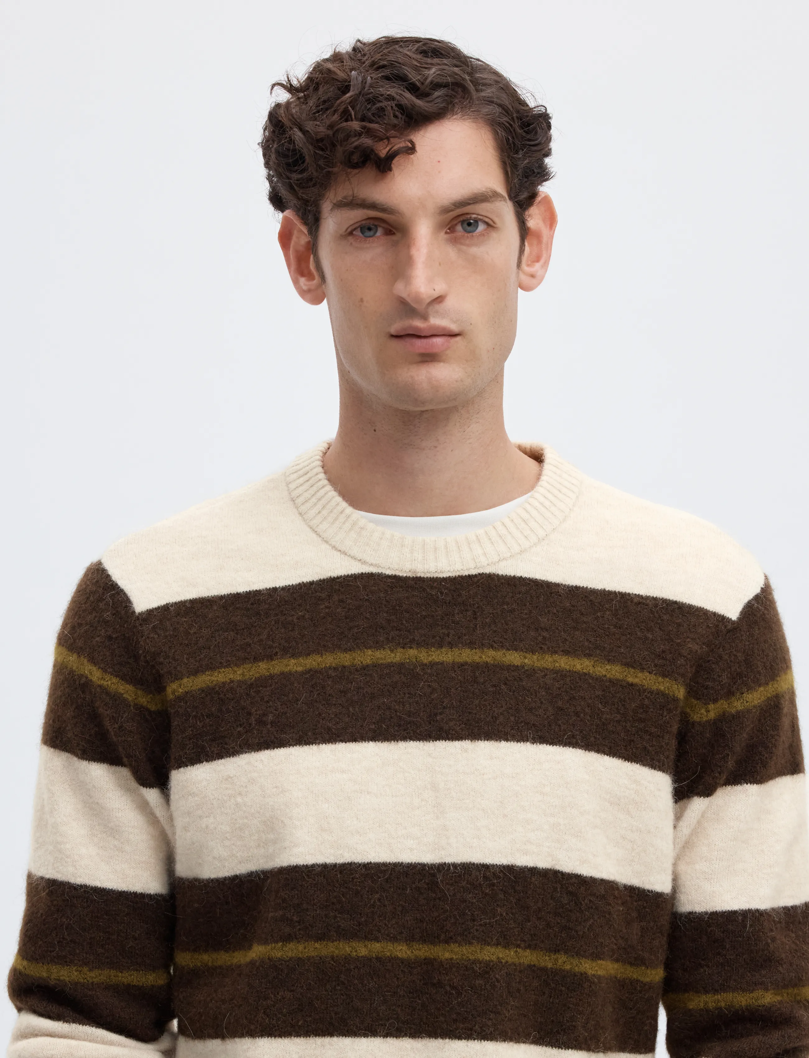 Selected - SLMRAI LS KNIT REG CREW NECK NOOS - rundhalsad - oatmeal - 4