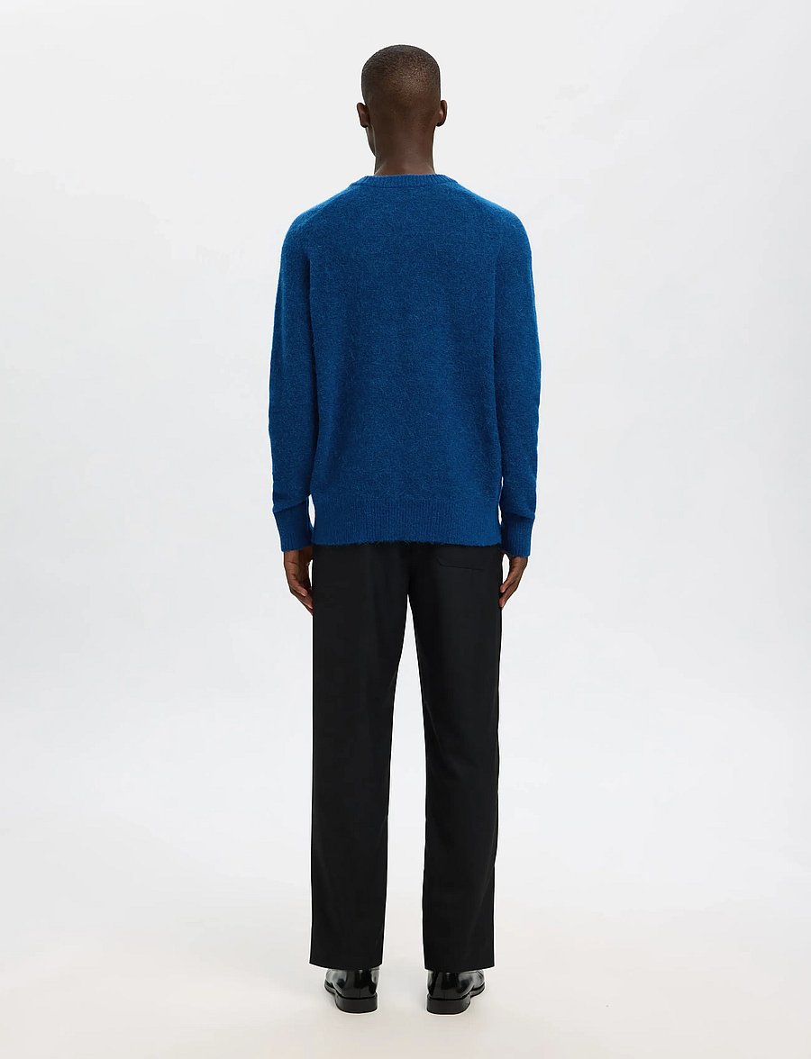 Selected - SLHRAI LS KNIT CREW NECK NOOS - Ümara kaelusega - set sail - 2